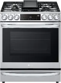 LSGL6337F LG 6.3 cu ft Gas Range with InstaView - Stainless Steel