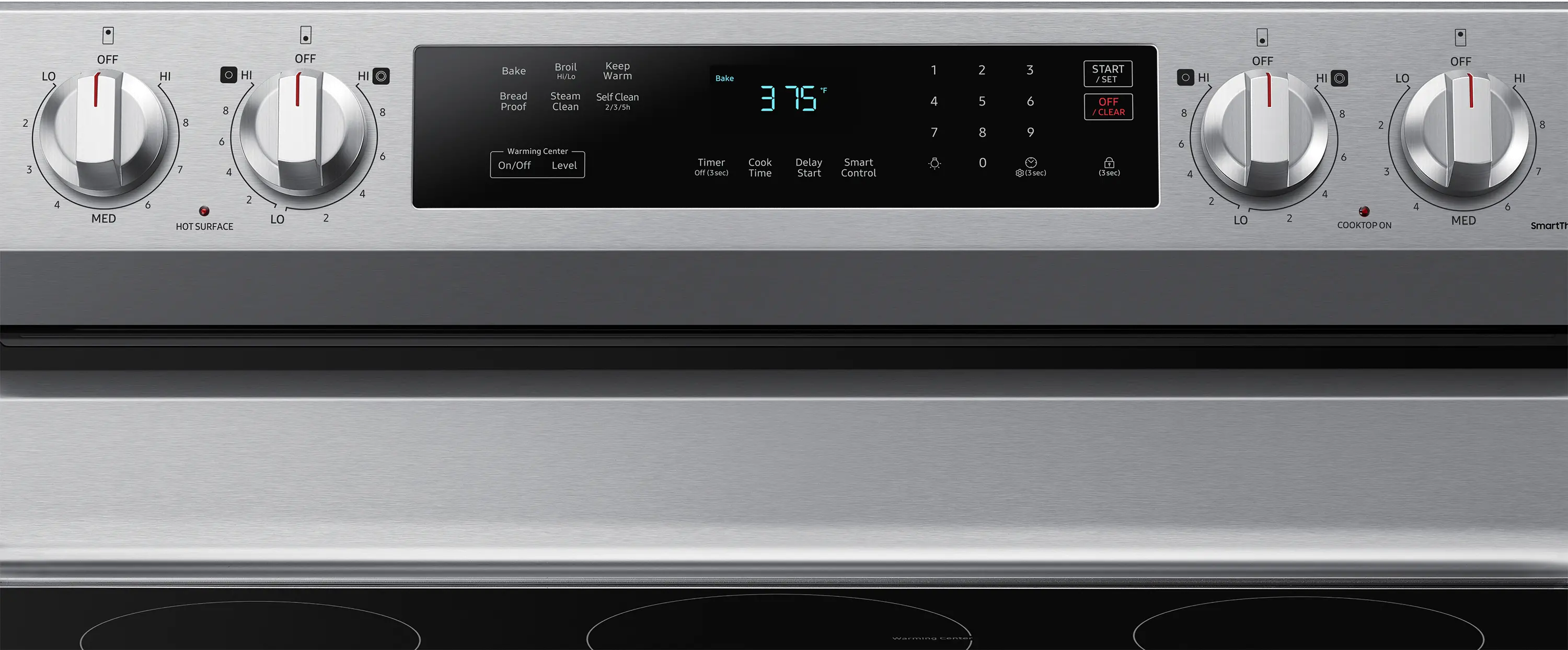 NE63A6311SS Samsung 6.3 cu ft Electric Range - Stainless Steel-2