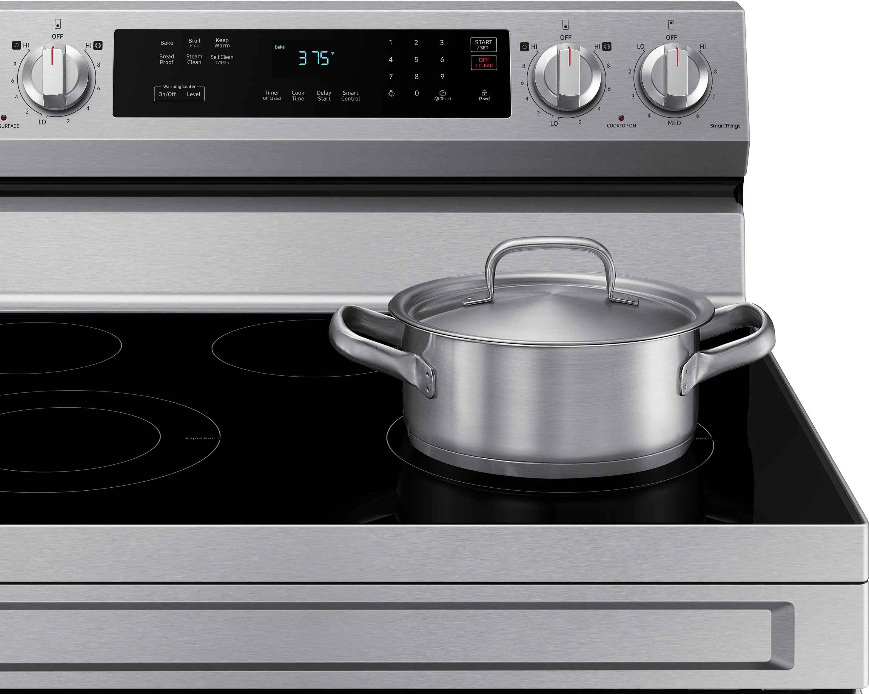 NE63A6311SS Samsung 6.3 cu ft Electric Range - Stainless Steel-4