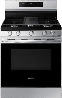 NX60A6311SS Samsung 6 cu ft Gas Range - Stainless Steel