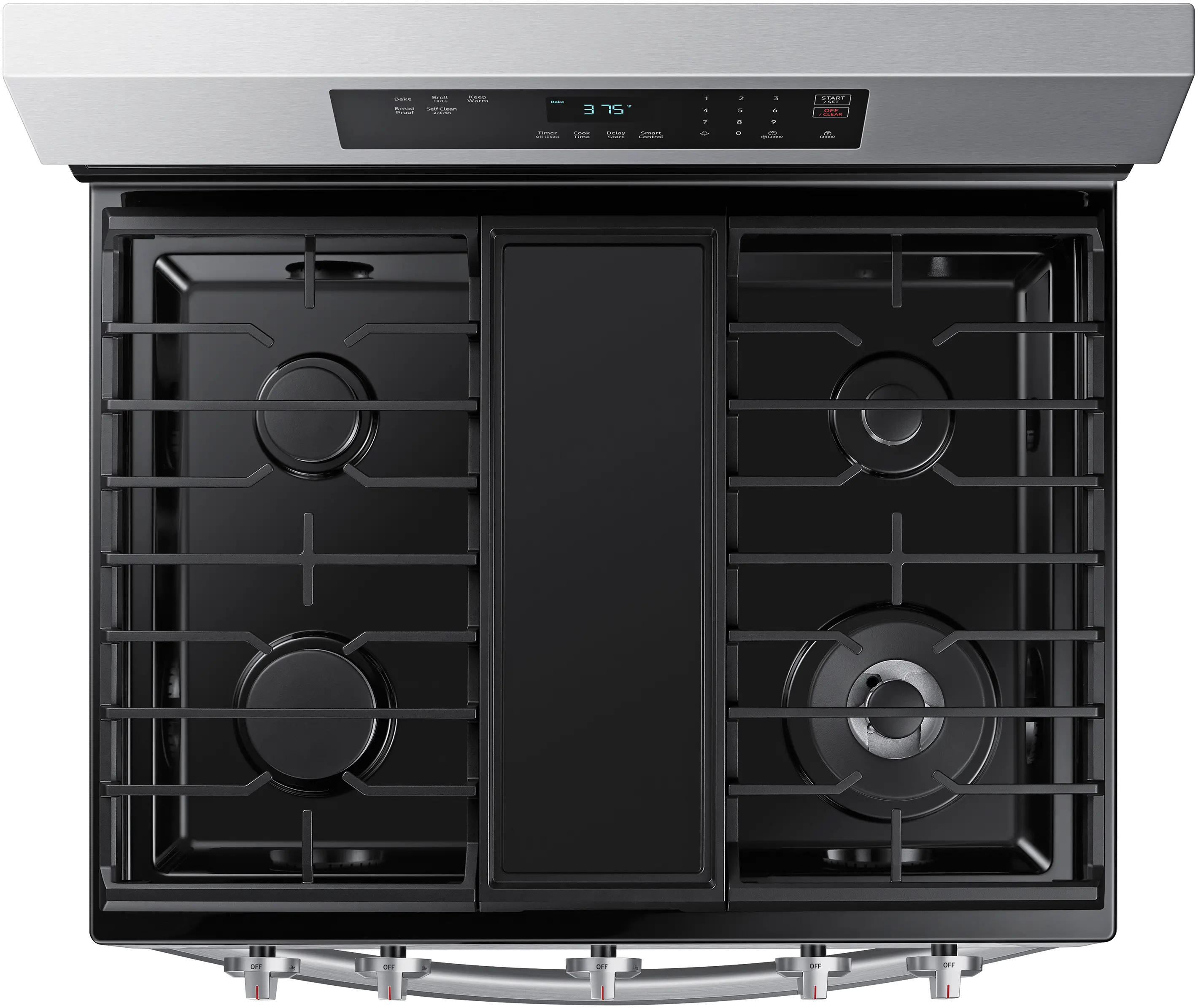 NX60A6311SS Samsung 6 cu ft Gas Range - Stainless Steel-3