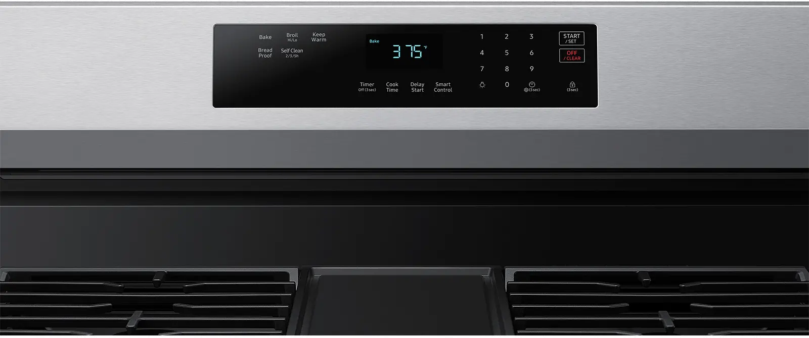 NX60A6311SS Samsung 6 cu ft Gas Range - Stainless Steel-5