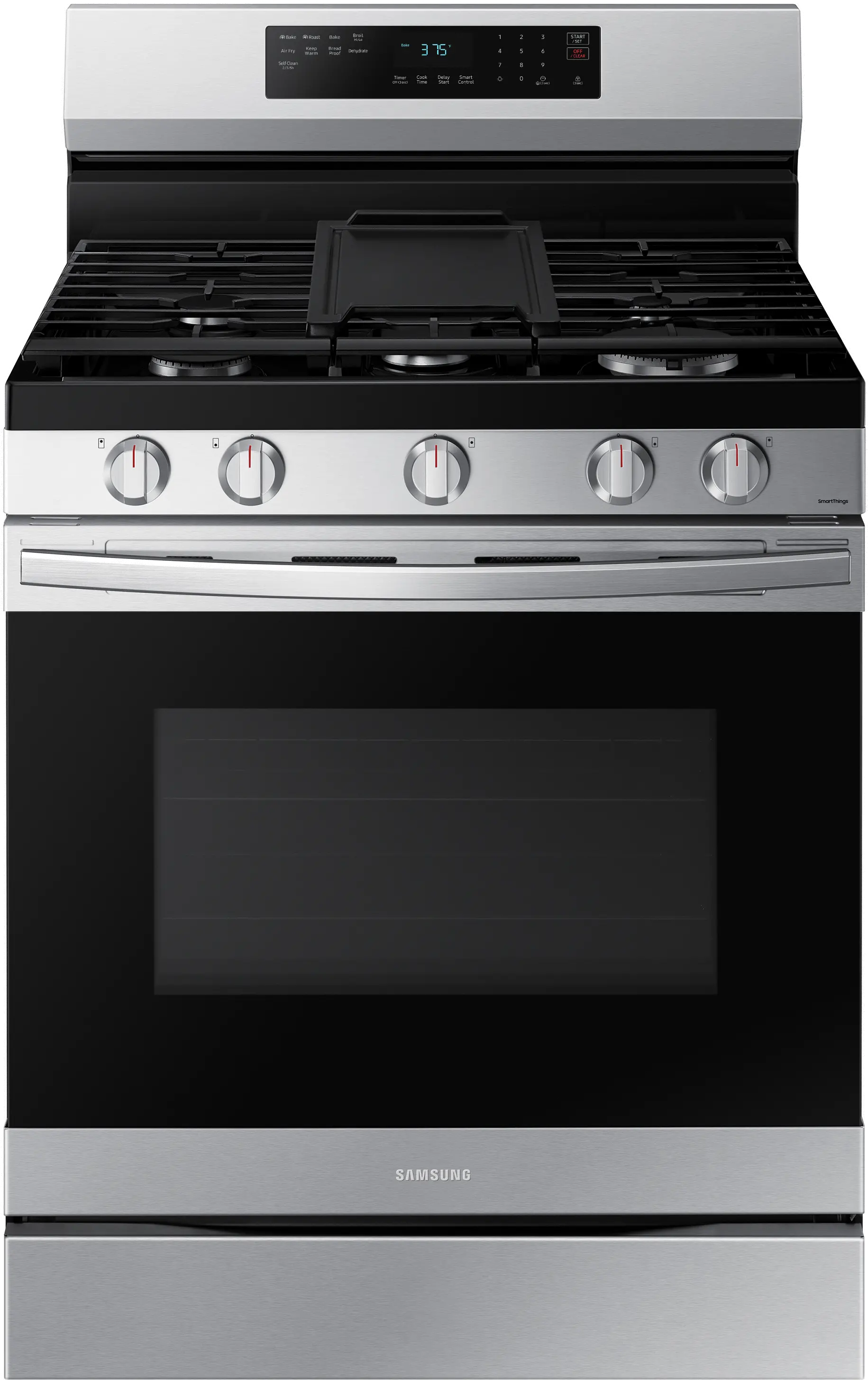 NX60A6511SS Samsung 6 cu ft Gas Range - Stainless Steel-1