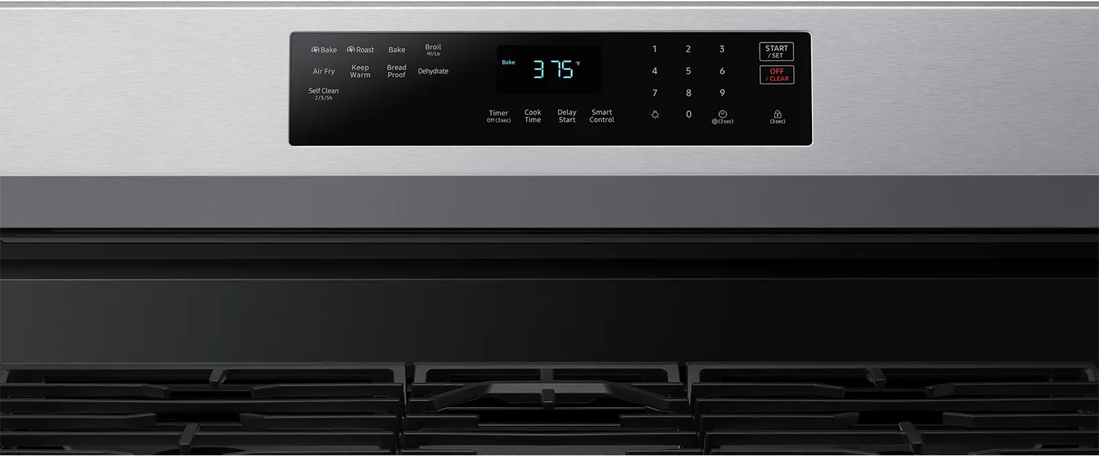 NX60A6511SS Samsung 6 cu ft Gas Range - Stainless Steel-3