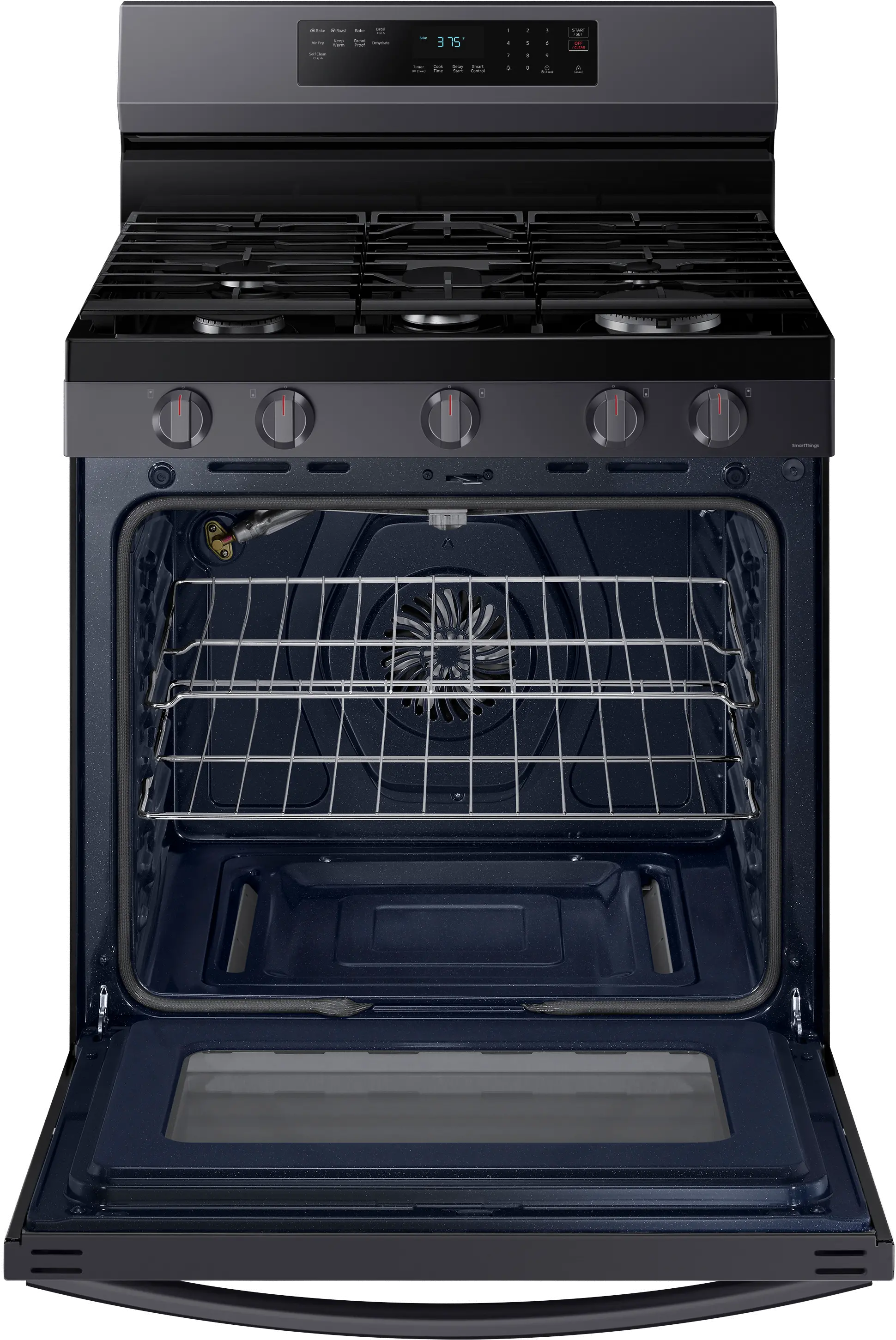 NX60A6511SG Samsung 6 cu ft Gas Range - Black Stainless Steel-3