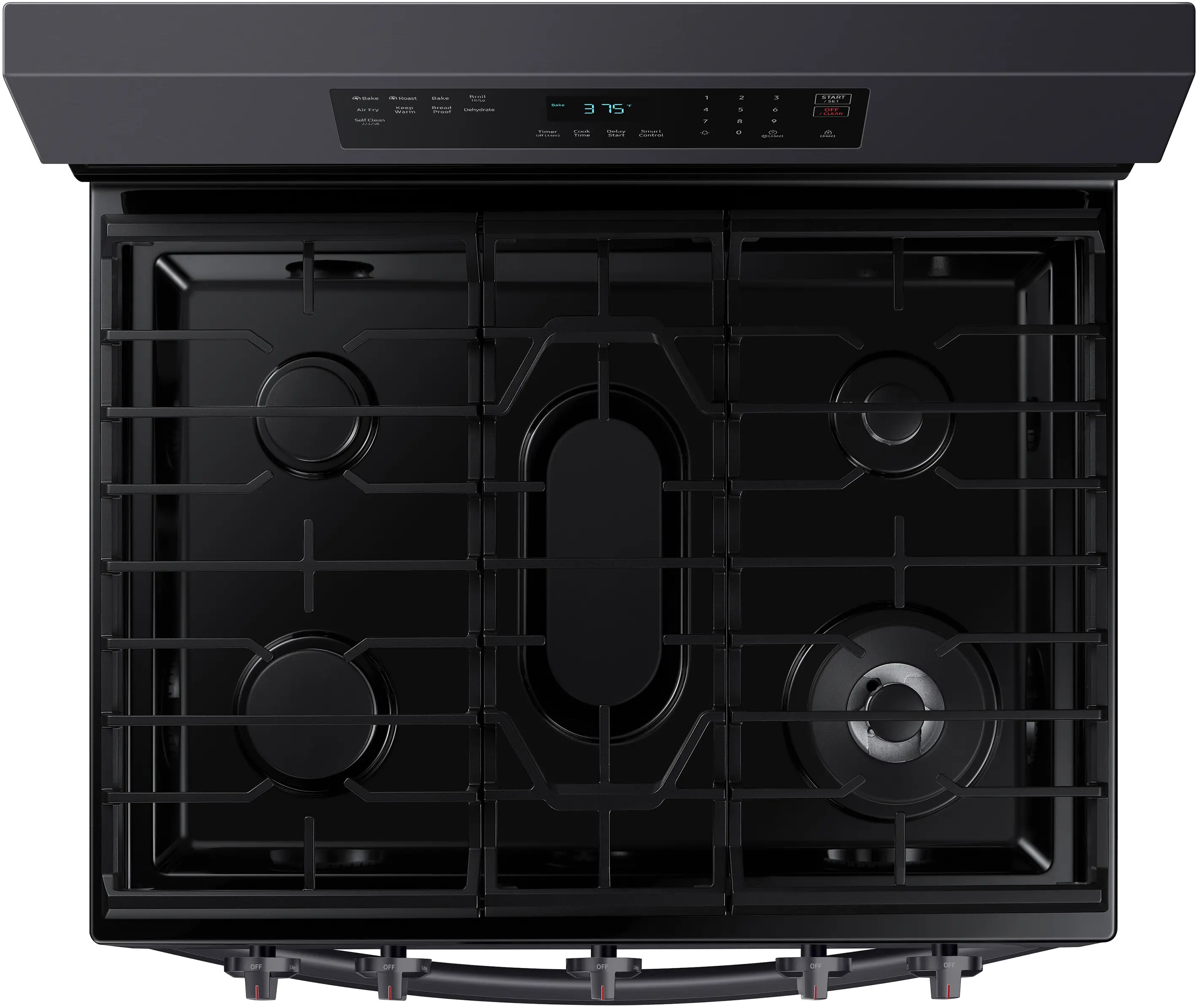 NX60A6511SG Samsung 6 cu ft Gas Range - Black Stainless Steel-4
