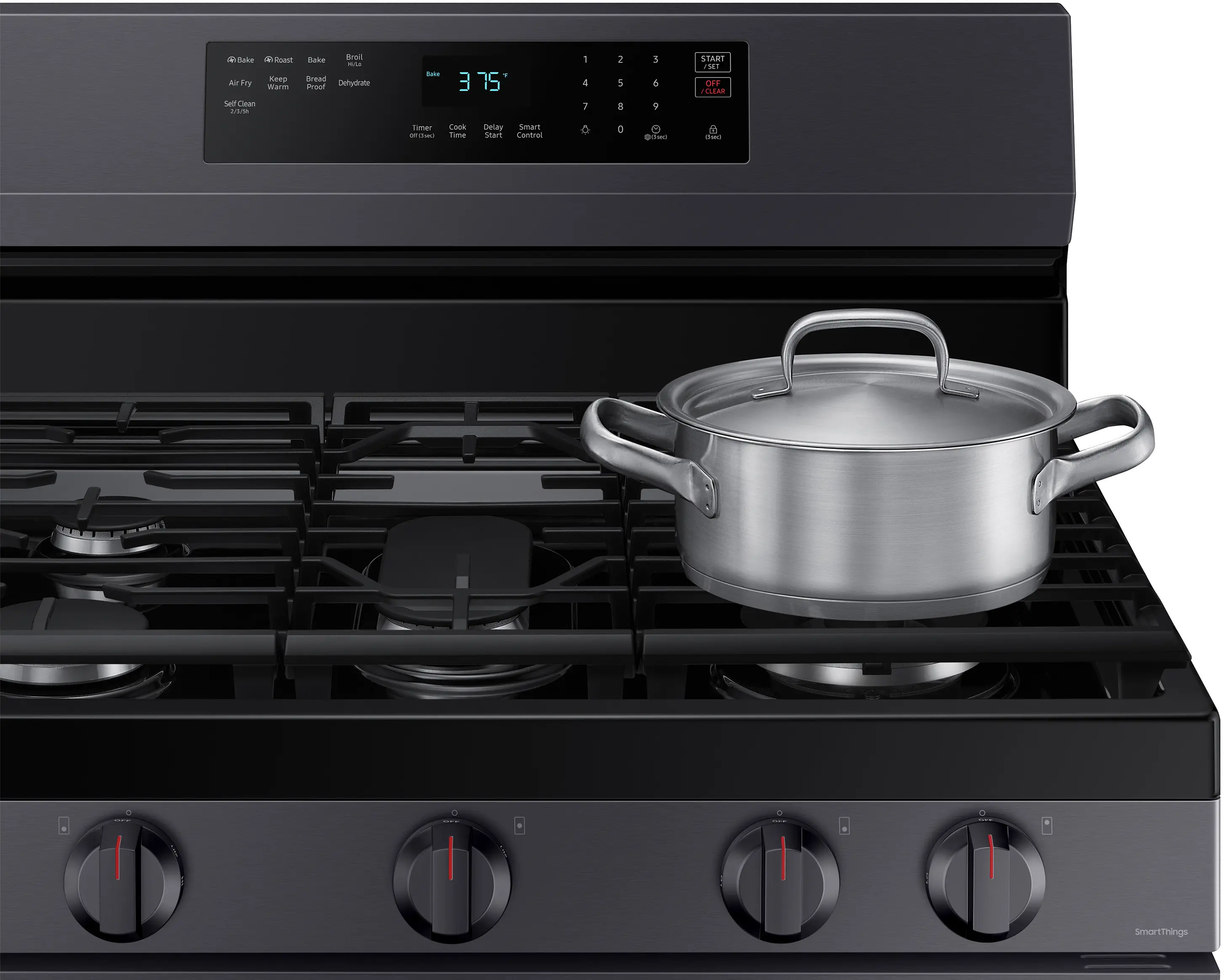 NX60A6511SG Samsung 6 cu ft Gas Range - Black Stainless Steel-5