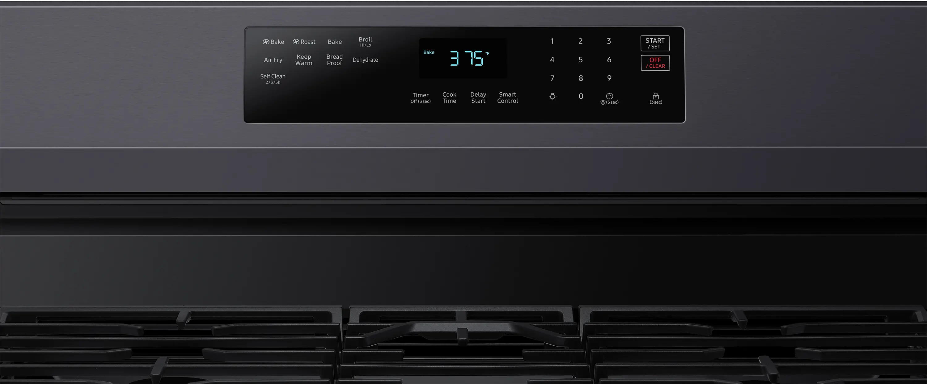 NX60A6511SG Samsung 6 cu ft Gas Range - Black Stainless Steel-6