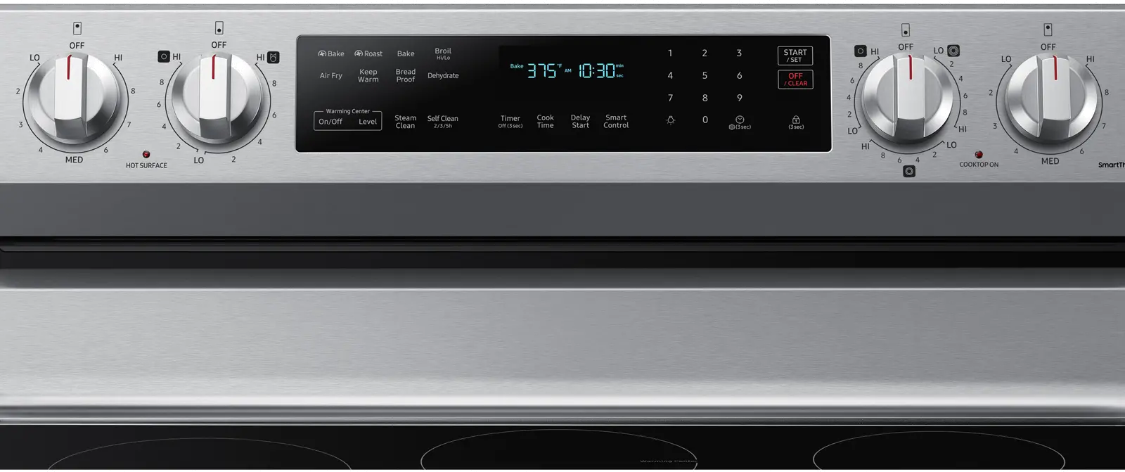 NE63A6711SS Samsung 6.3 cu ft Electric Range -  Stainless Steel-4