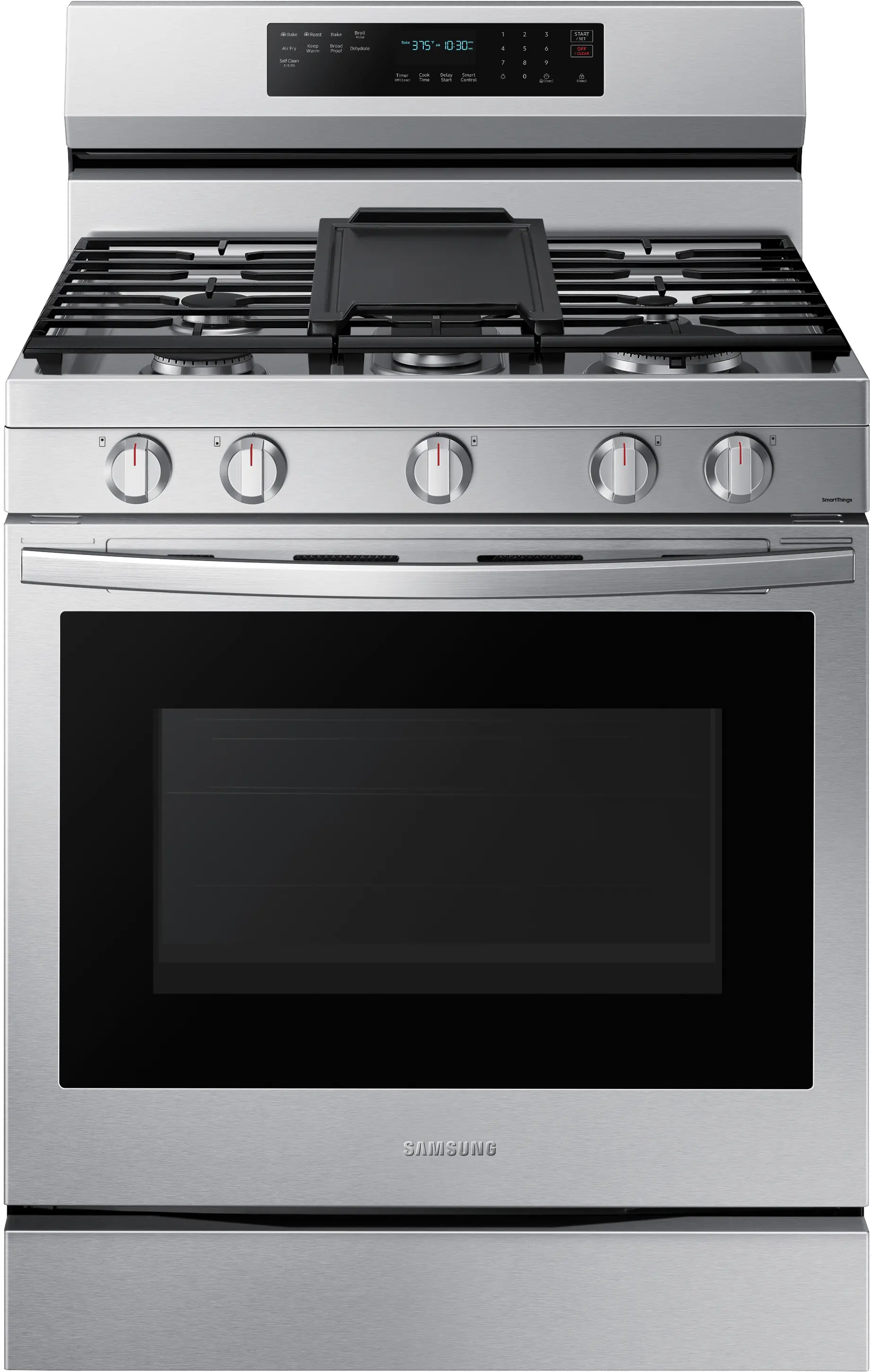 NX60A6711SS Samsung 6 cu ft Gas Range - Stainless Steel-1
