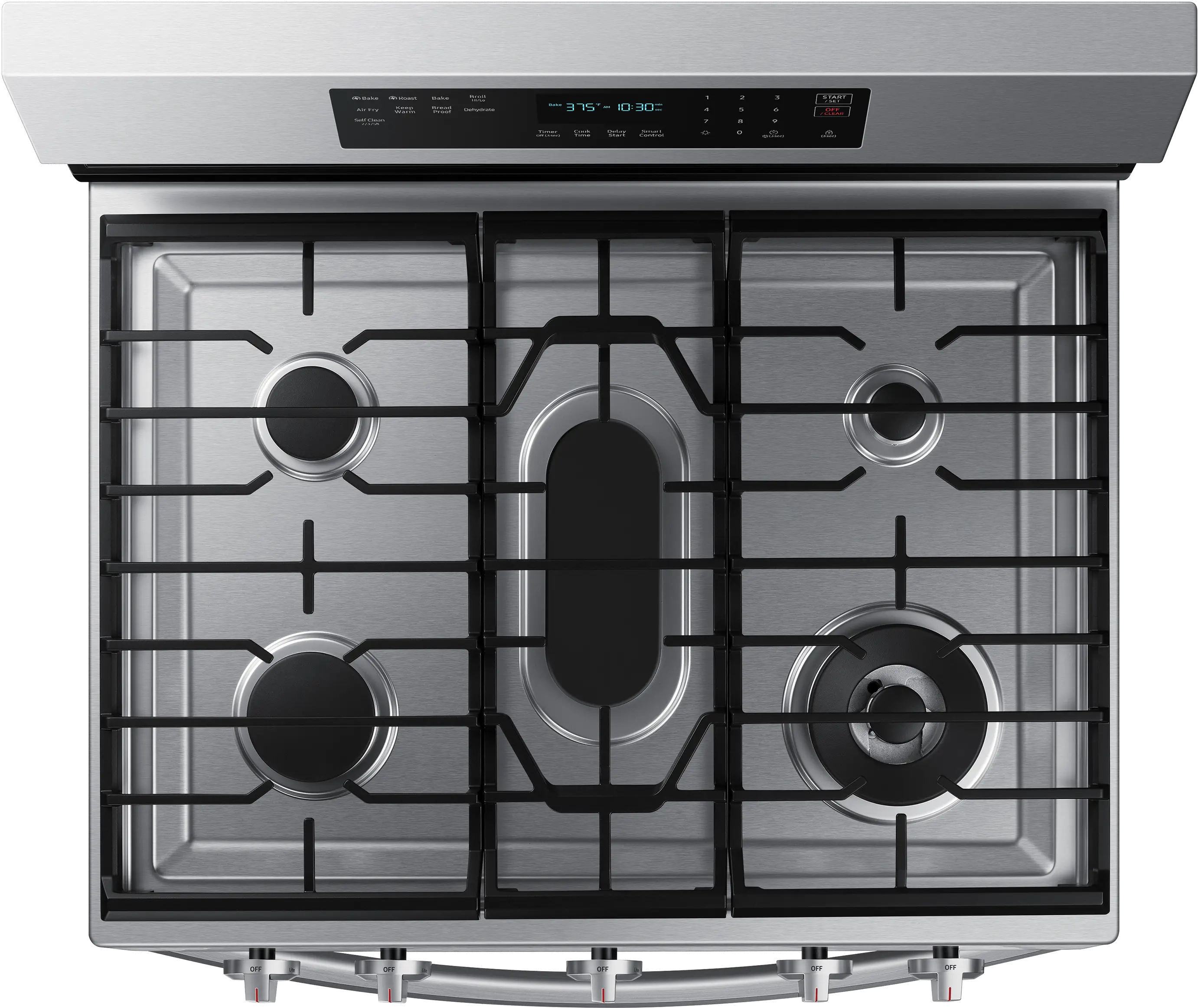 NX60A6711SS Samsung 6 cu ft Gas Range - Stainless Steel-3