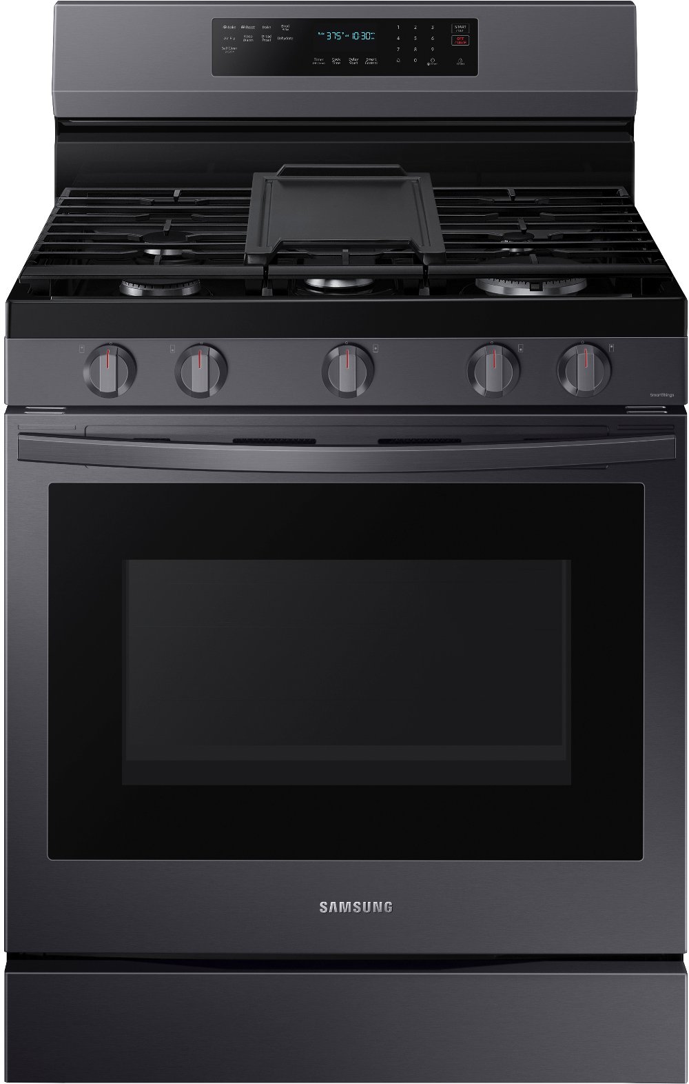 Samsung 6 cu ft Gas Range - Black Stainless Steel