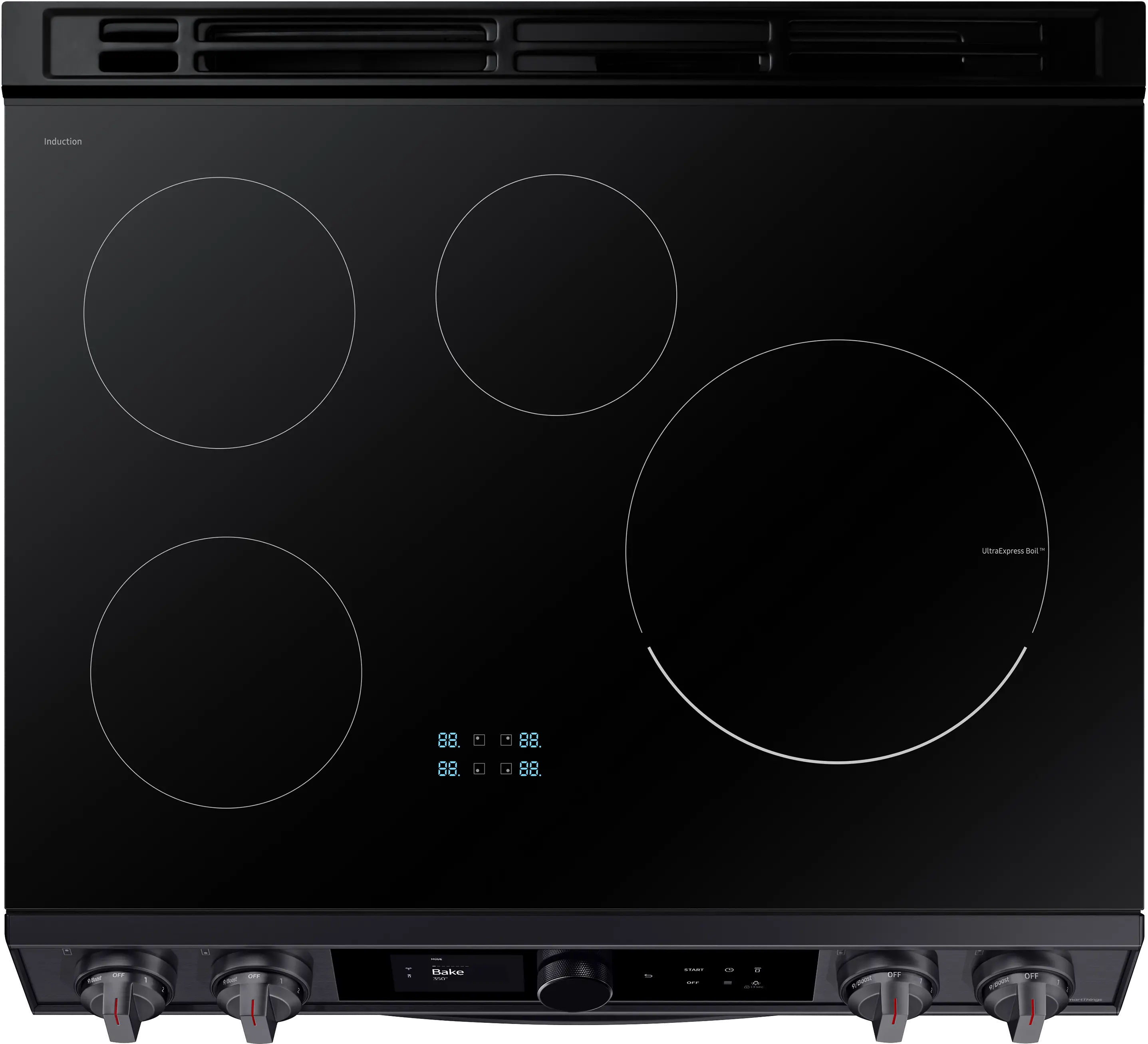 NE63T8911SG Samsung Induction Range - Black Stainless Steel-4