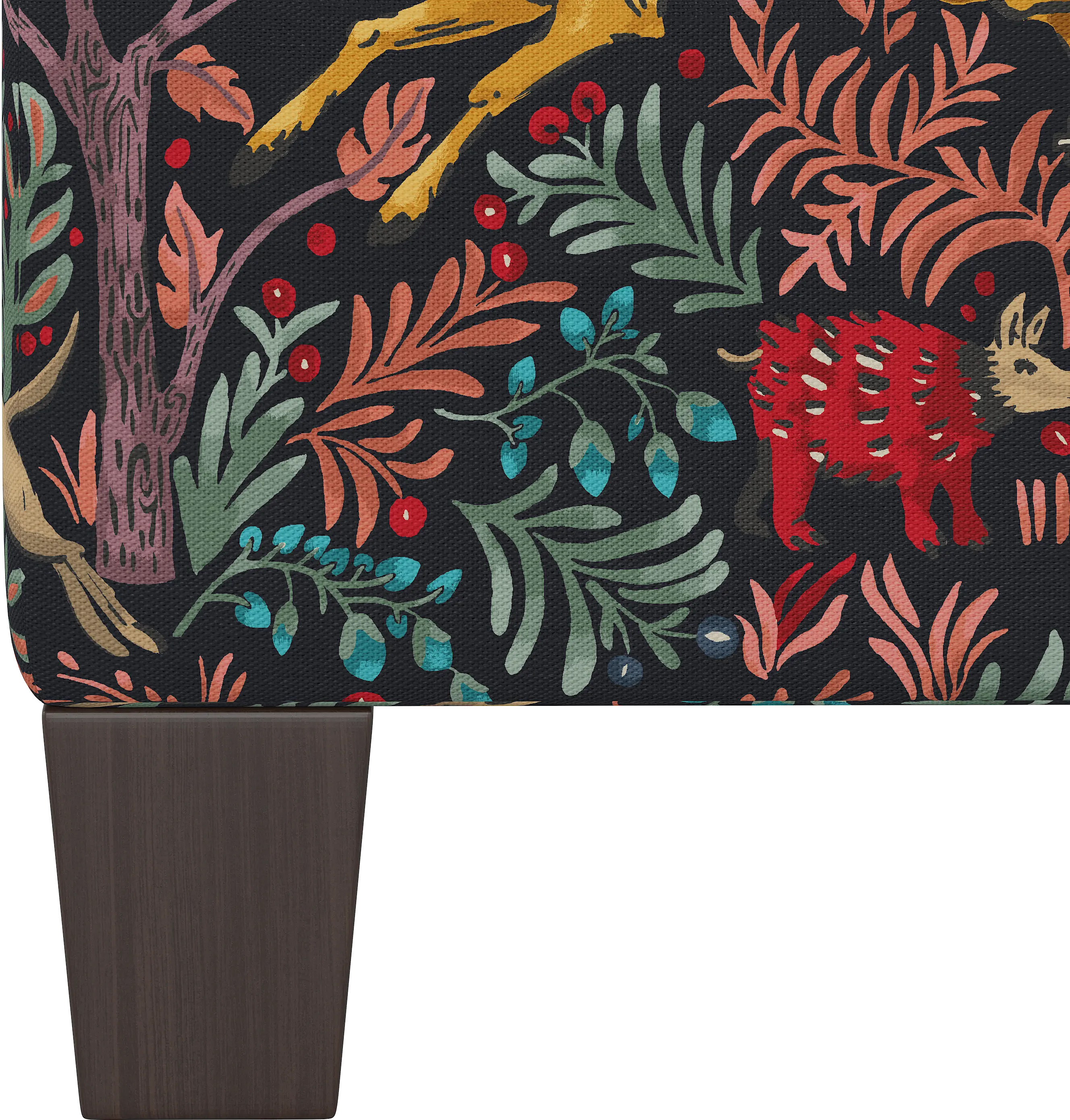 57-2FRLNVOGA Blaire Navy Frolic Square Ottoman-3