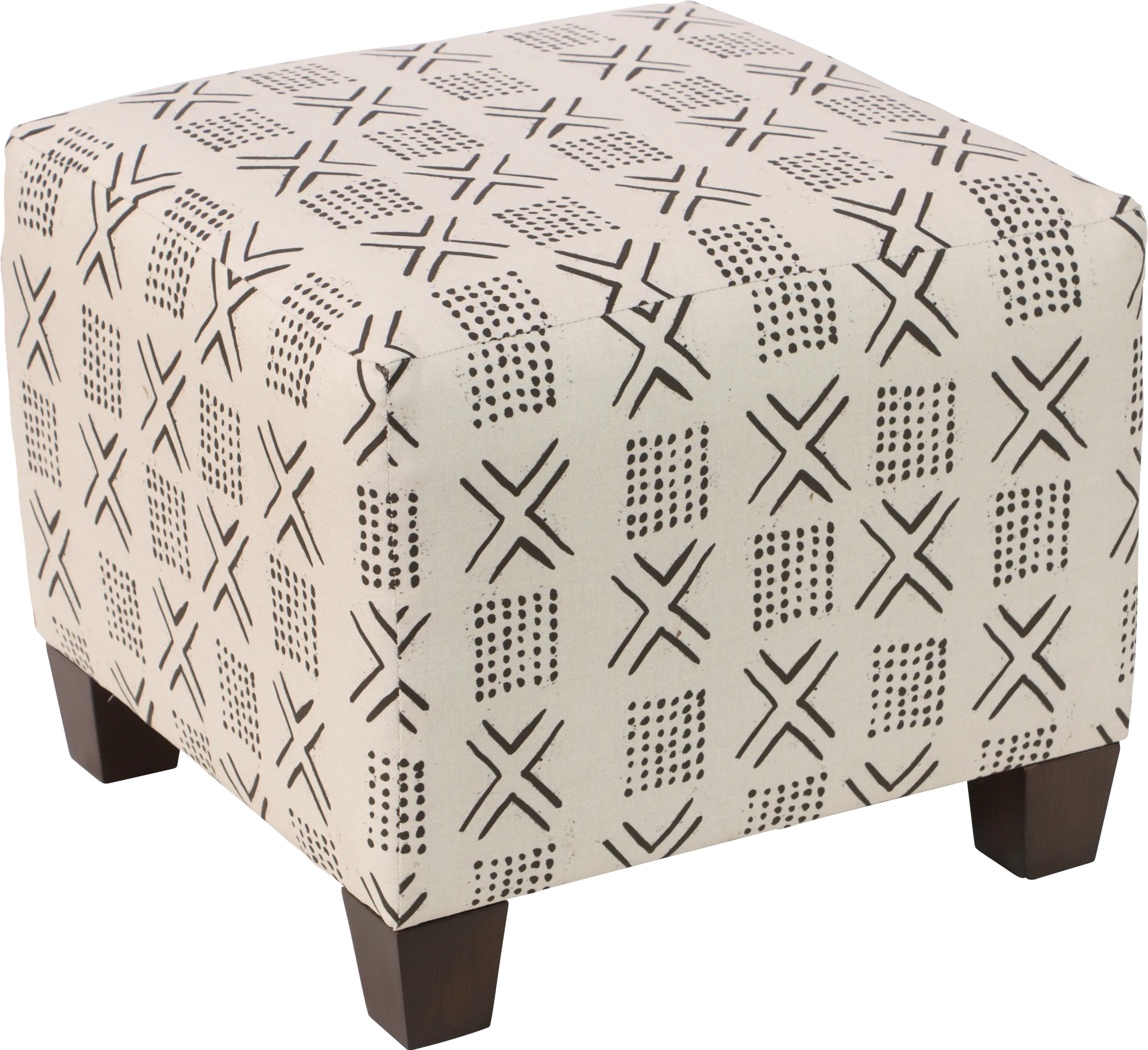 57-2RMCRMOGA Blaire Cream Geometric Square Ottoman-1