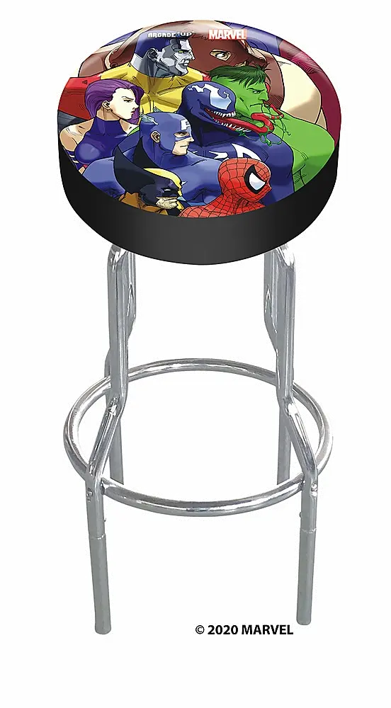 ARCADE1UP/MARVELVSCP Arcade1Up Marvel vs Capcom Arcade with Riser and Stool-6