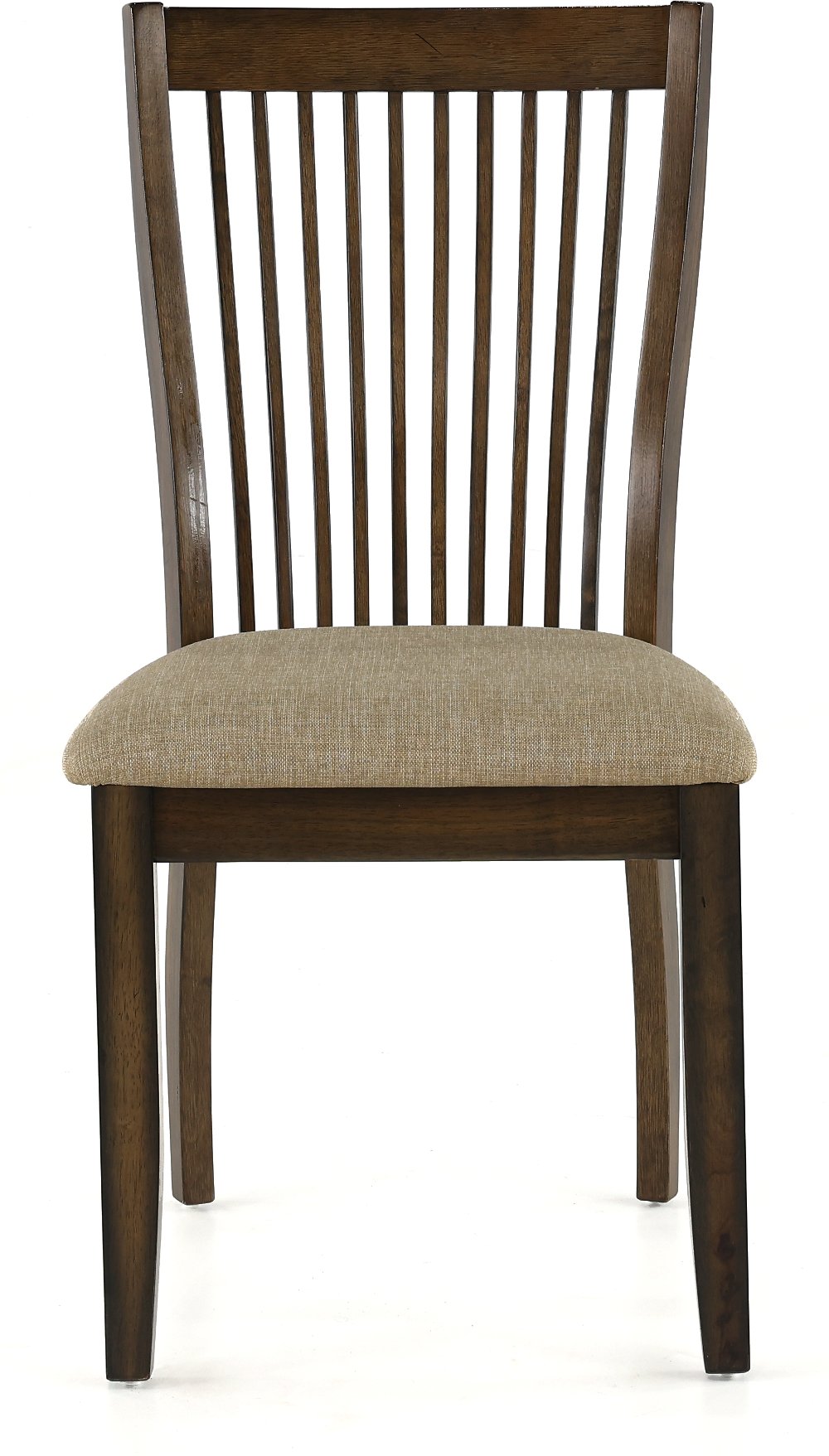 Zoey Brown Slat Back Dining Chair