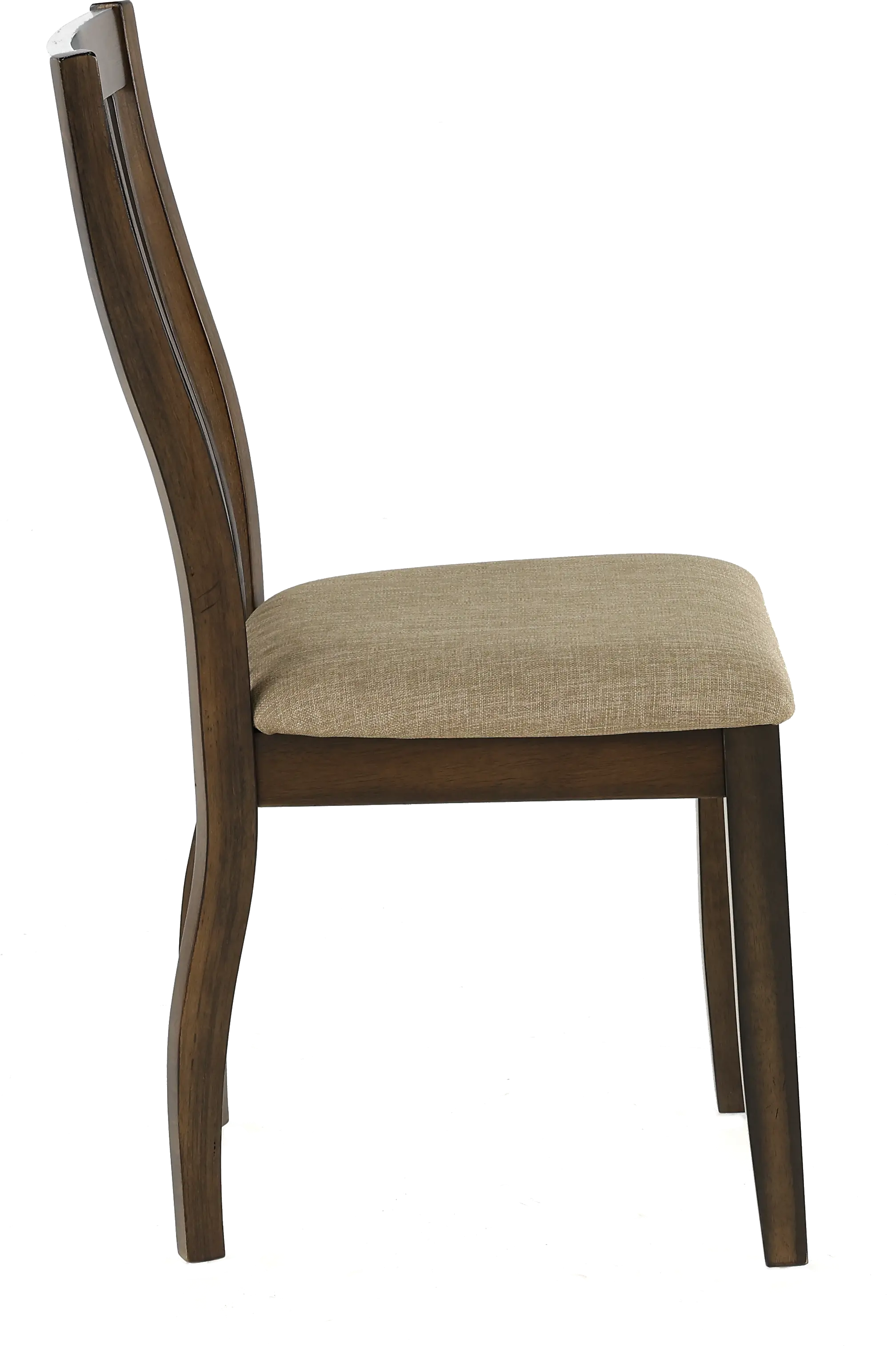 Zoey Brown Slat Back Dining Chair-5