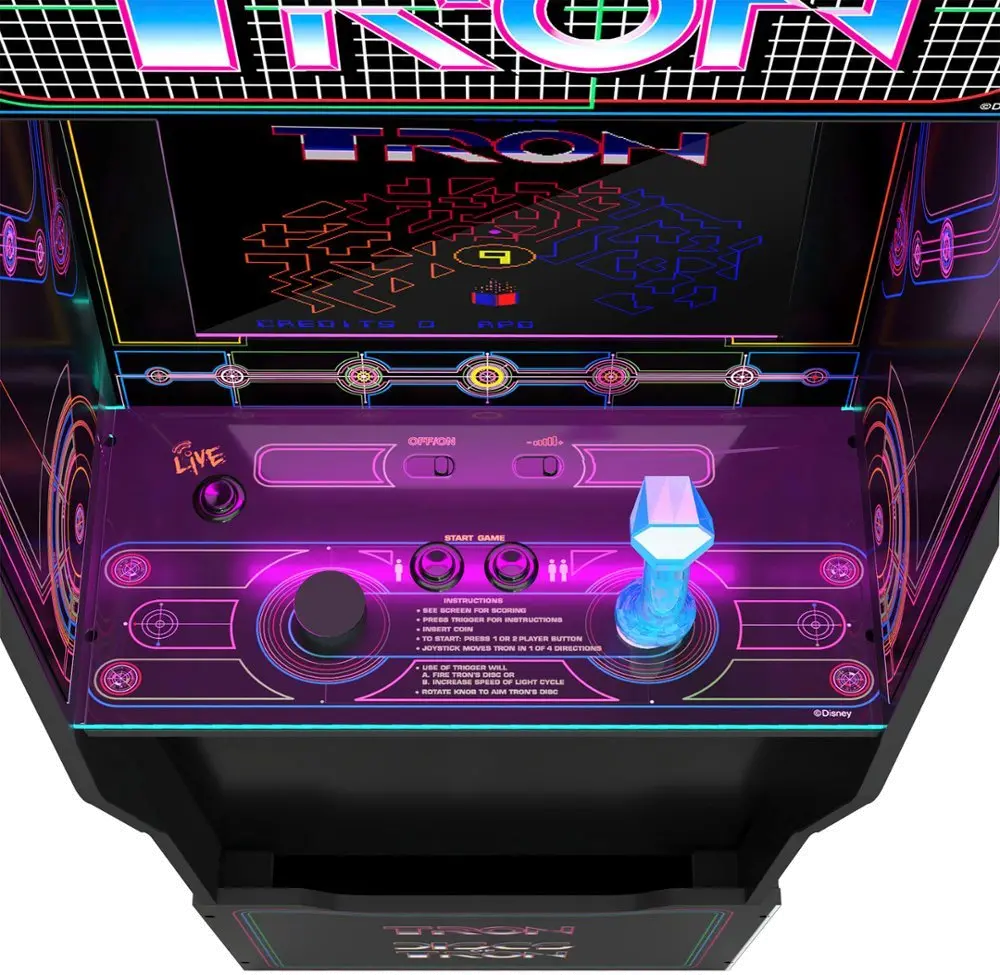 ARCADE1UP/TRON Arcade 1Up Tron Arcade Machine-7