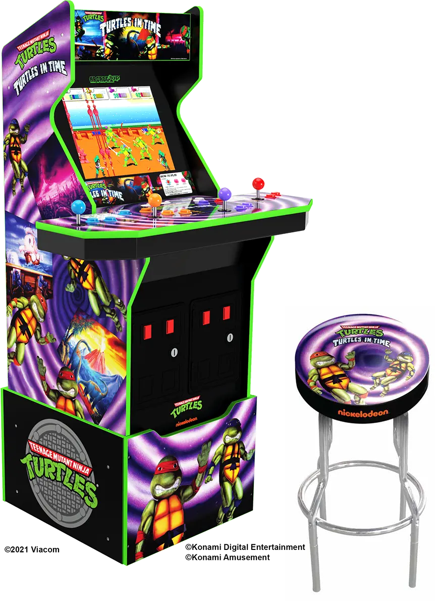 ARCADE1UP/TRTLSNTIME Arcade 1Up Teenage Mutant Ninja Turtles: Turtles in Time Arcade Machine-2
