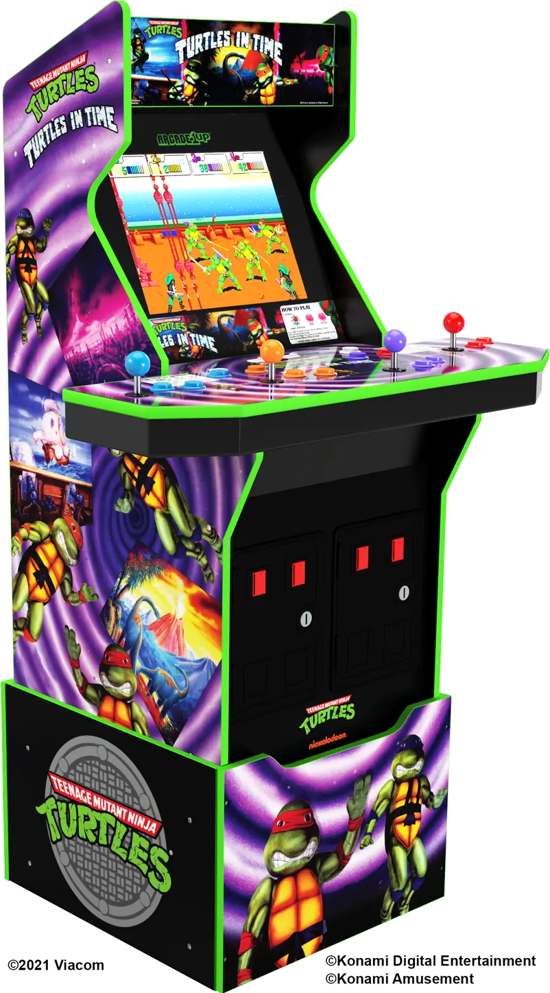 ARCADE1UP/TRTLSNTIME Arcade 1Up Teenage Mutant Ninja Turtles: Turtles in Time Arcade Machine-1