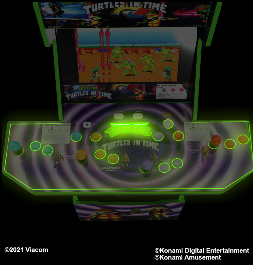ARCADE1UP/TRTLSNTIME Arcade 1Up Teenage Mutant Ninja Turtles: Turtles in Time Arcade Machine-7