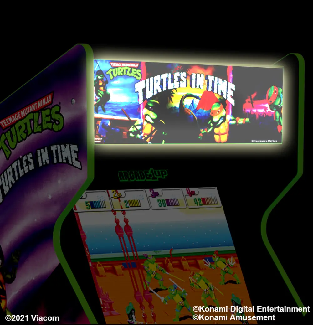 ARCADE1UP/TRTLSNTIME Arcade 1Up Teenage Mutant Ninja Turtles: Turtles in Time Arcade Machine-8