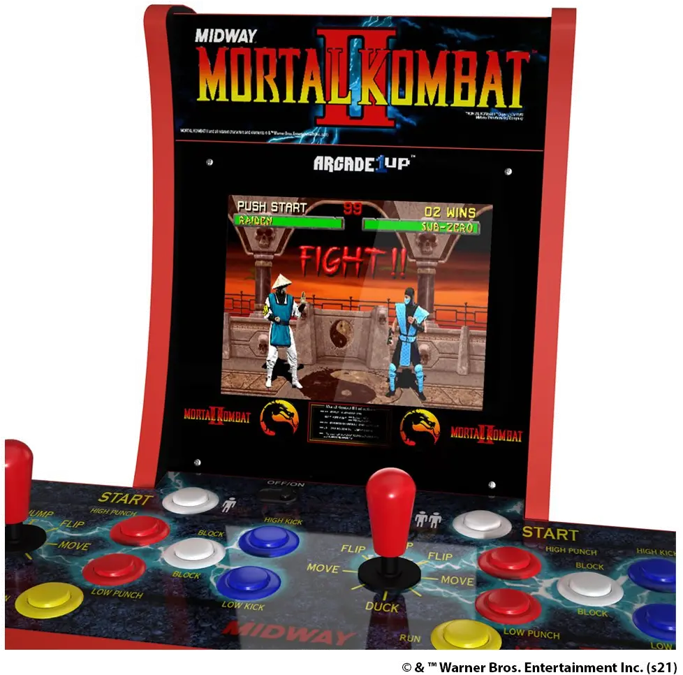 CCADE-2PL/MORTAL_KOM Arcade 1Up Mortal Kombat 2 Player Countercade-4