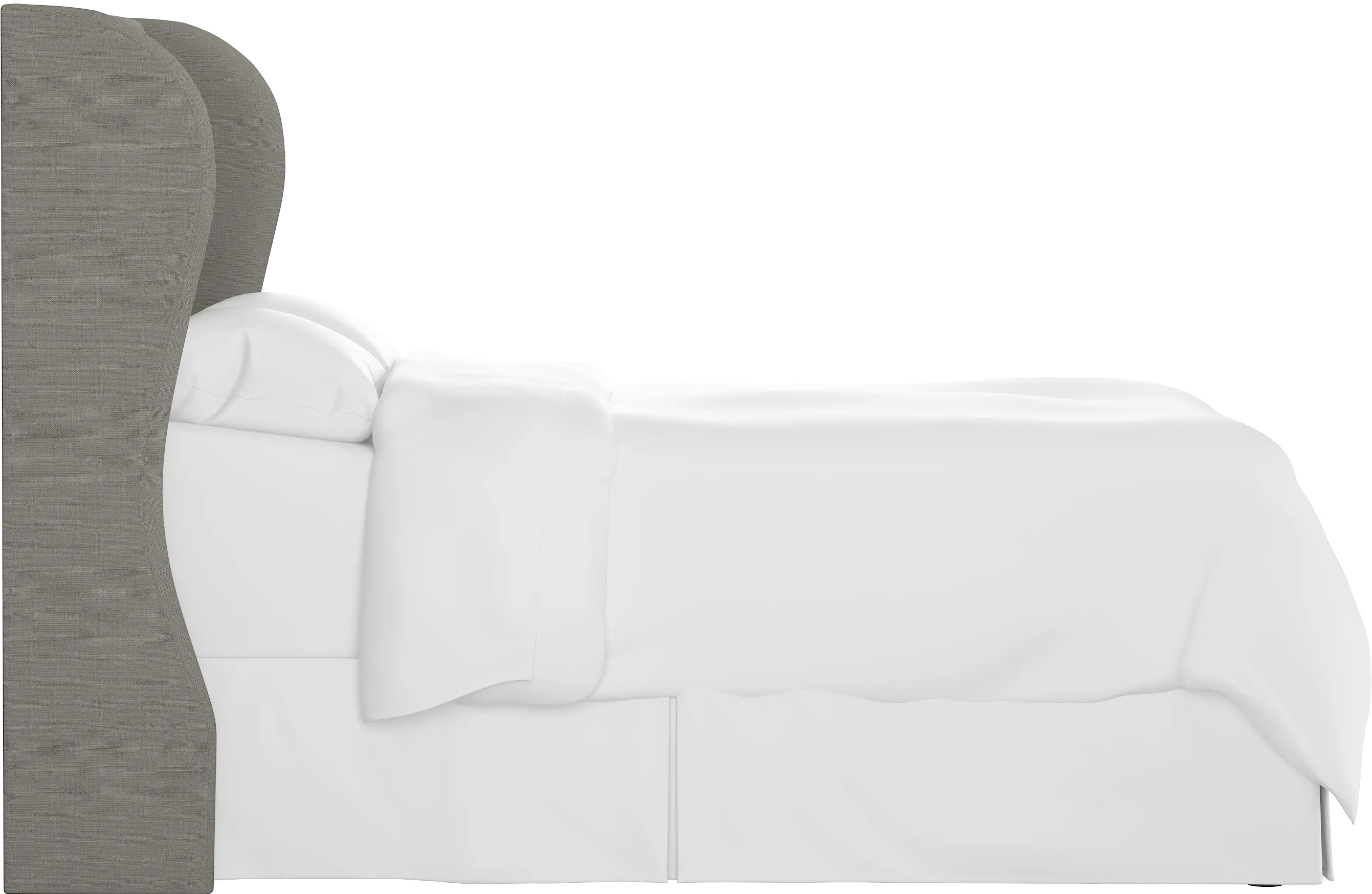 412QLNNGR Jaclyn Gray Sloped Wingback Queen Headboard - Skyline Furniture-5