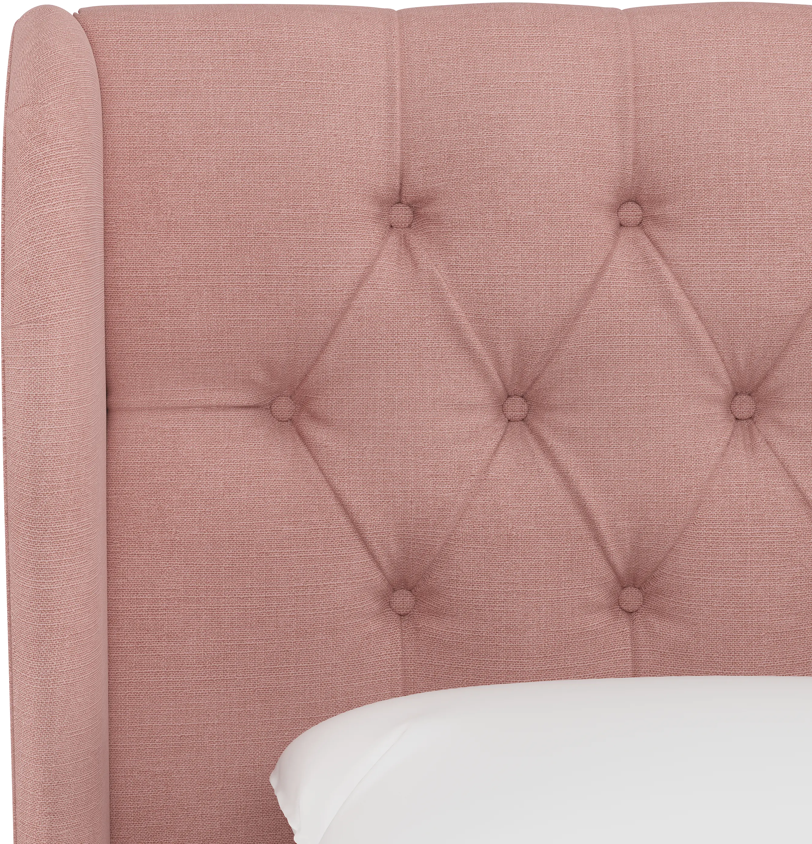 413KLNNBLS Jaclyn Blush Sloped Wingback King Headboard - Skyline Furniture-6