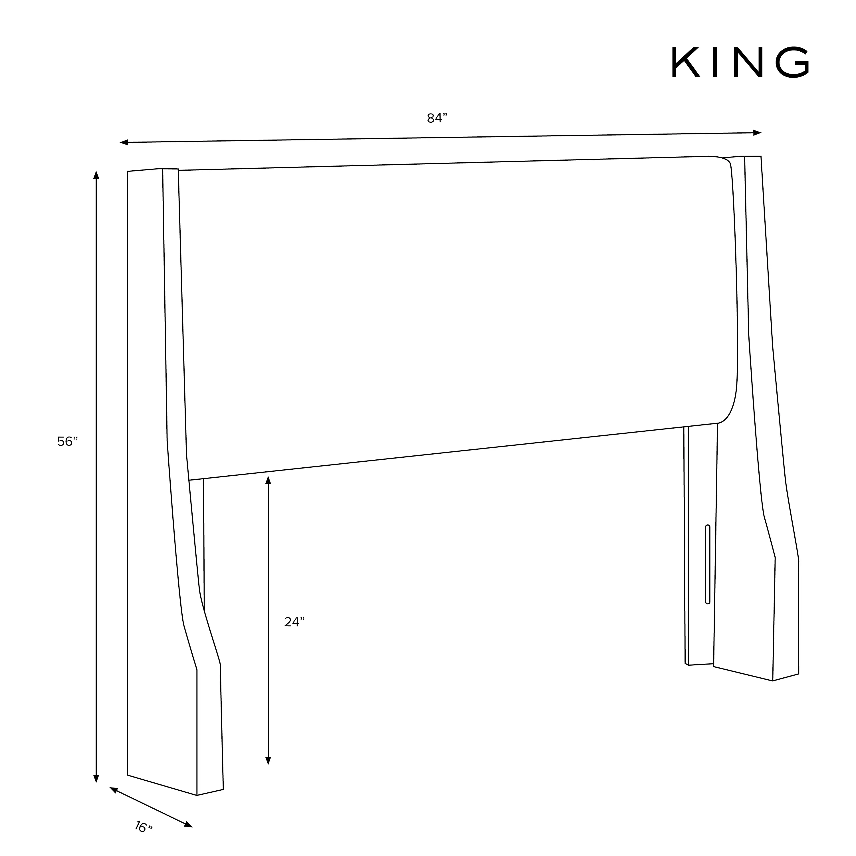 123NB-BRLNNTLC Riley Cream Tufted Wingback King Headboard - Skyline Furniture-6