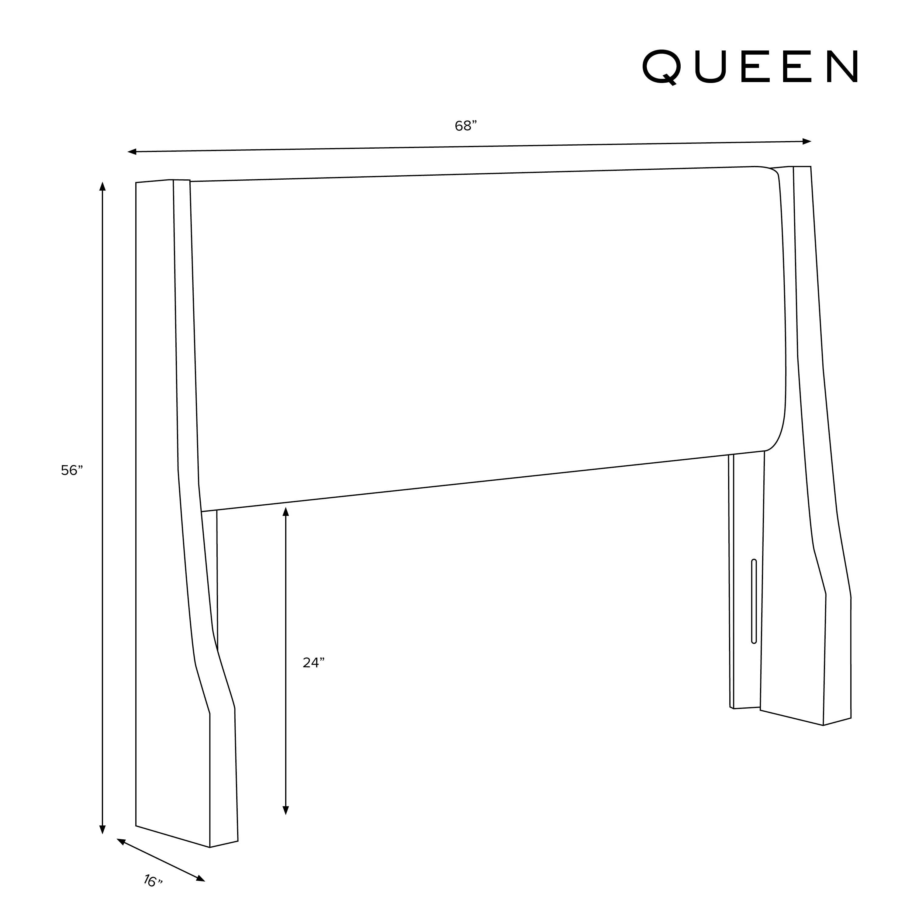 122NB-BRLNNNV Riley Navy Tufted Wingback Queen Headboard - Skyline Furniture-6