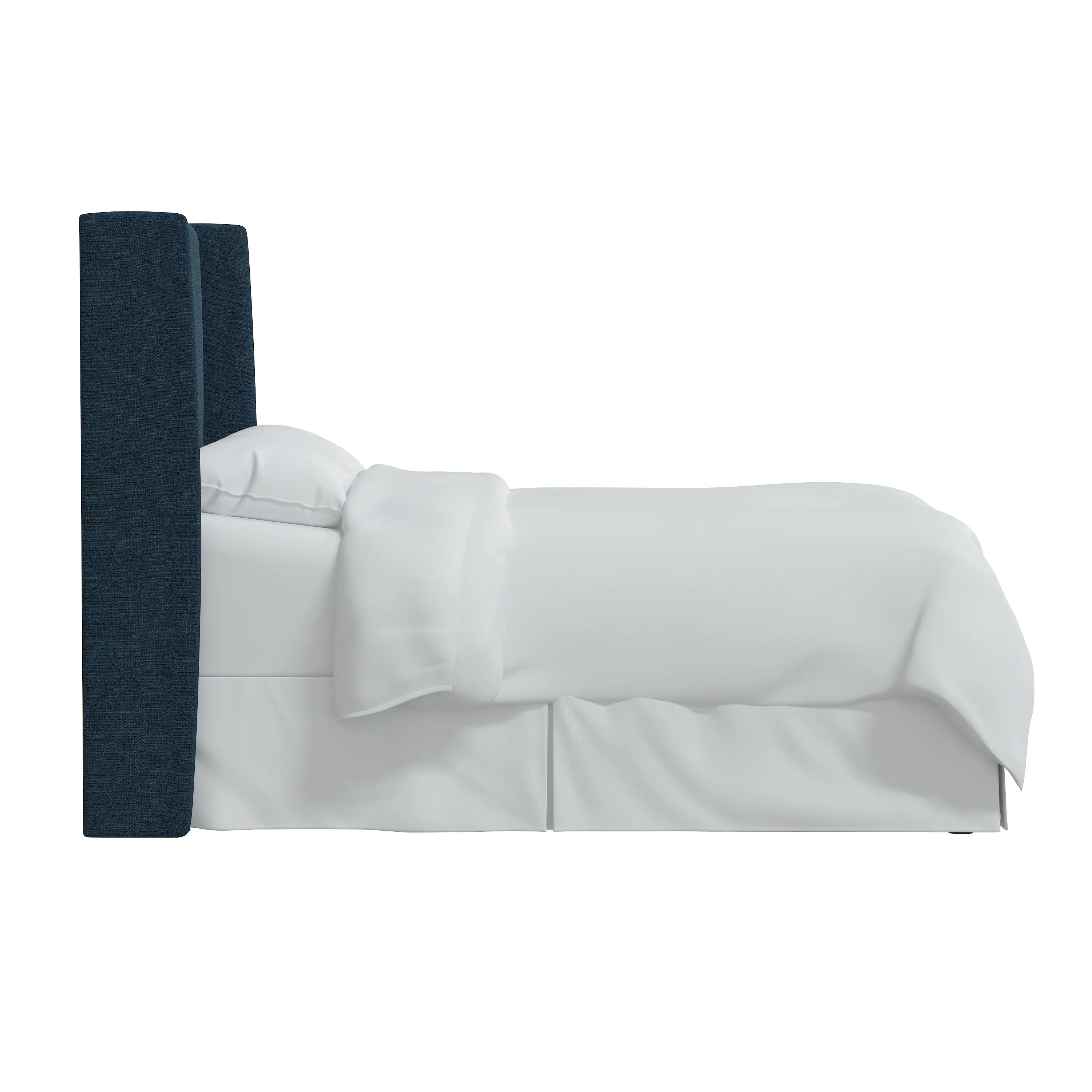 432QZMNV Tiffany Navy Curved Wingback Queen Headboard - Skyline Furniture-3