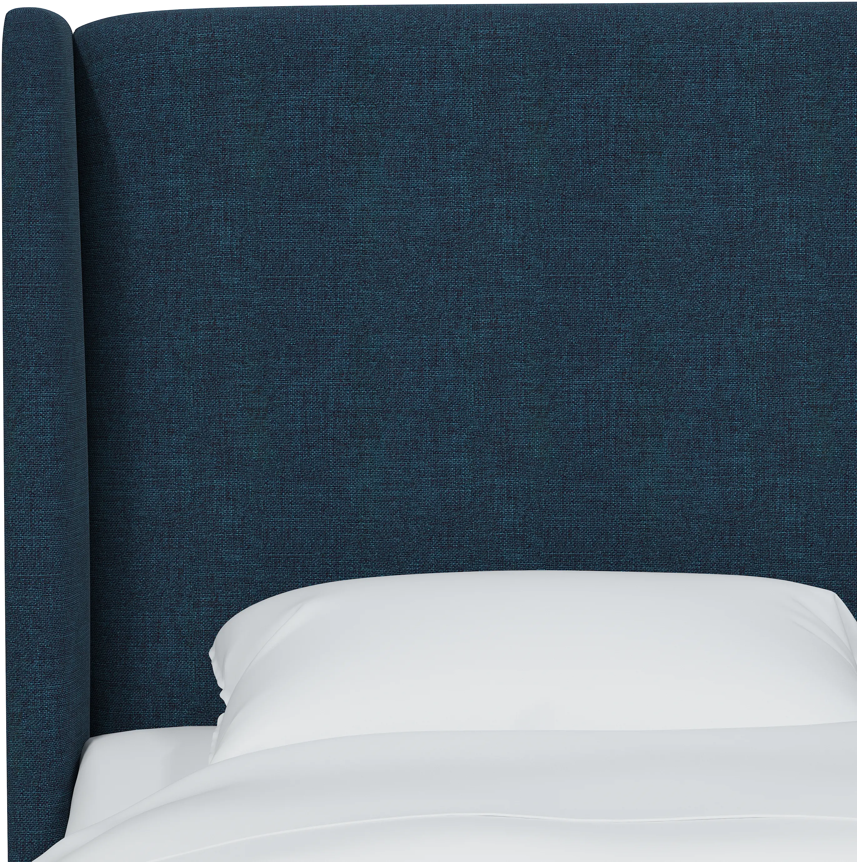 432QZMNV Tiffany Navy Curved Wingback Queen Headboard - Skyline Furniture-4