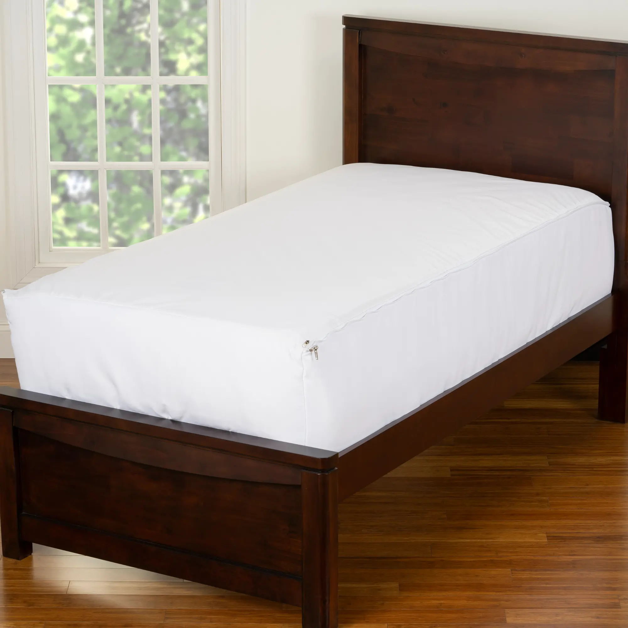 Snowy White Full 5 Piece Bunkie Deluxe Bedding-9