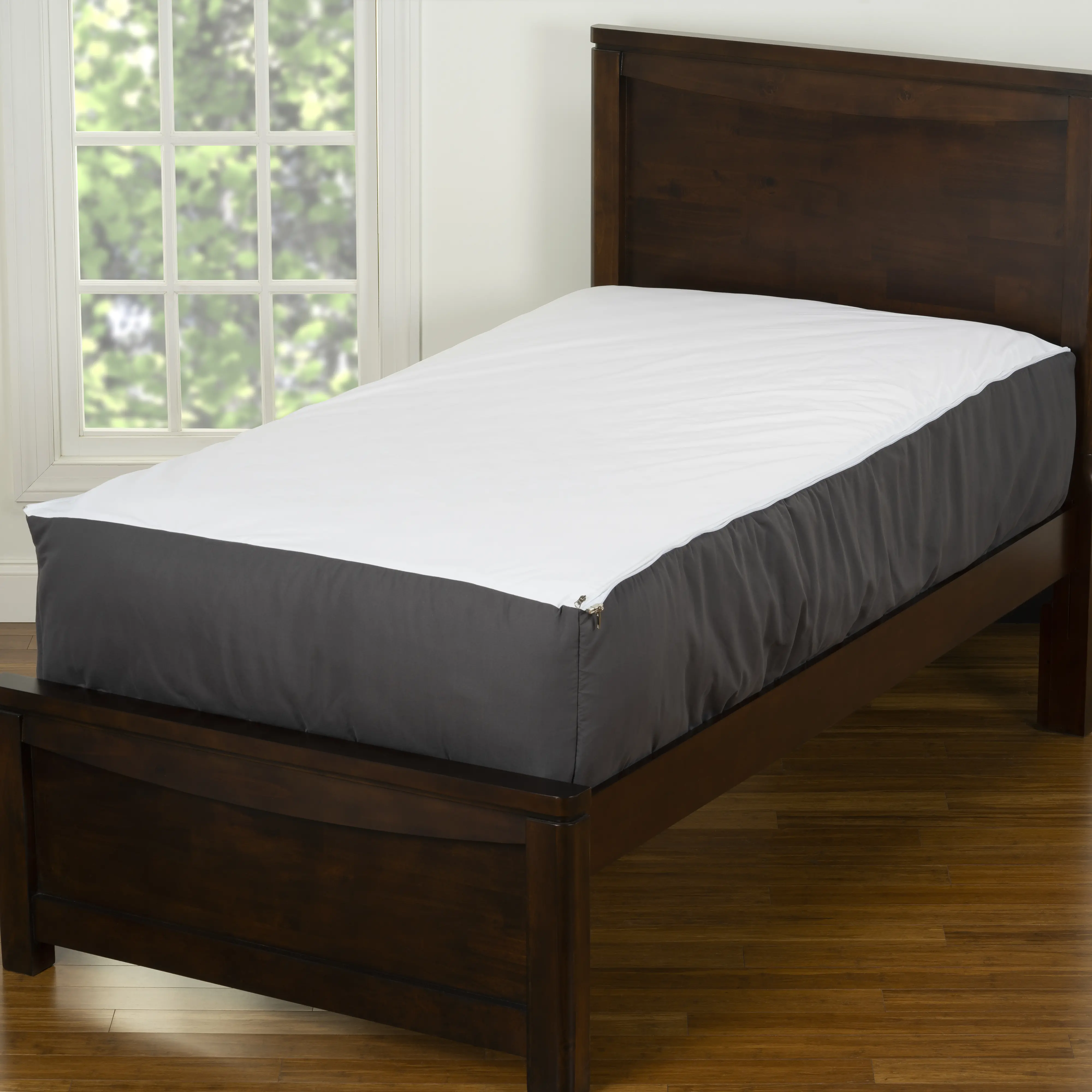 Gray and Cream Twin 3 Piece Trail Blazer Bunkie Deluxe Bedding-12