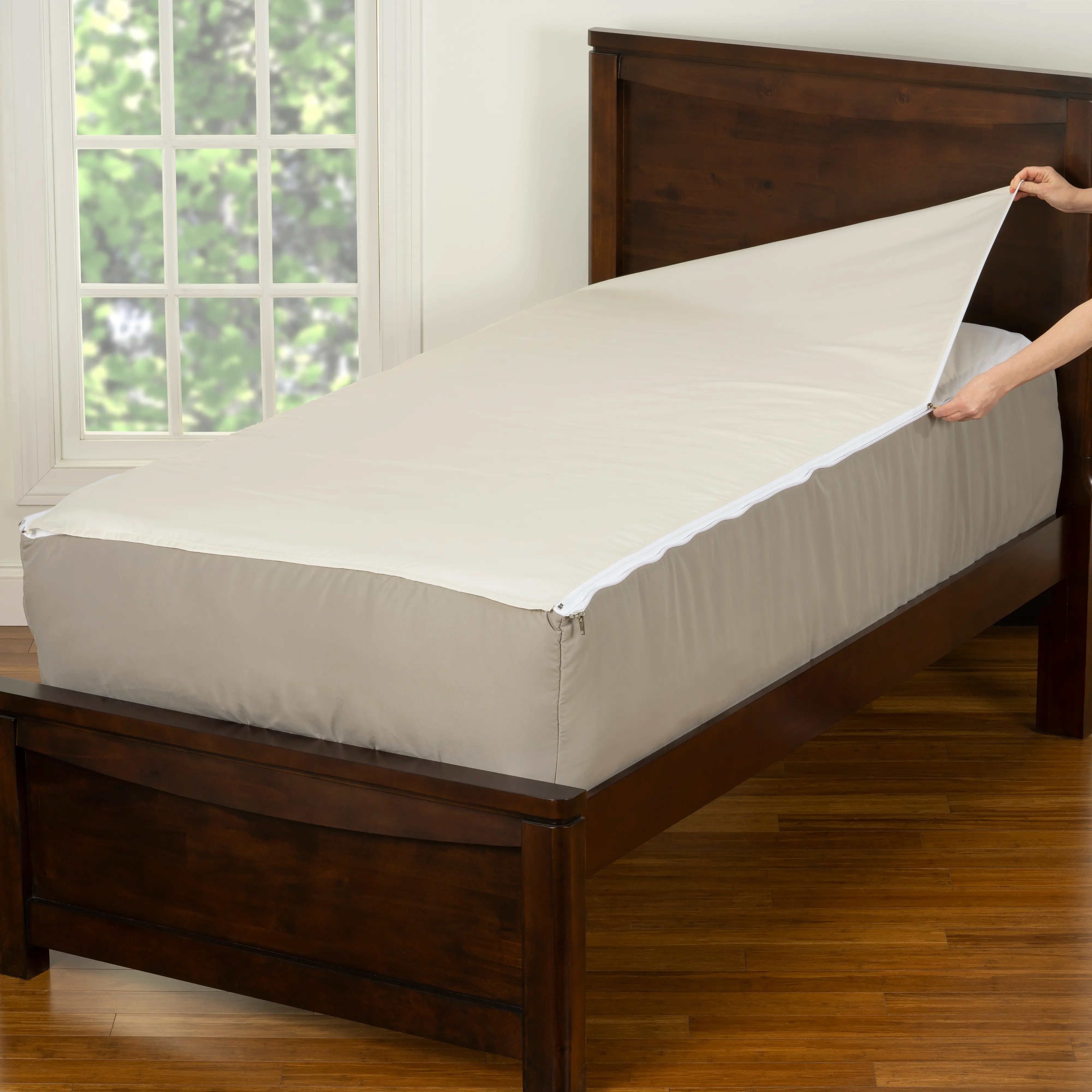 Gray and Cream Full 5 Piece Trail Blazer Bunkie Deluxe Bedding-2