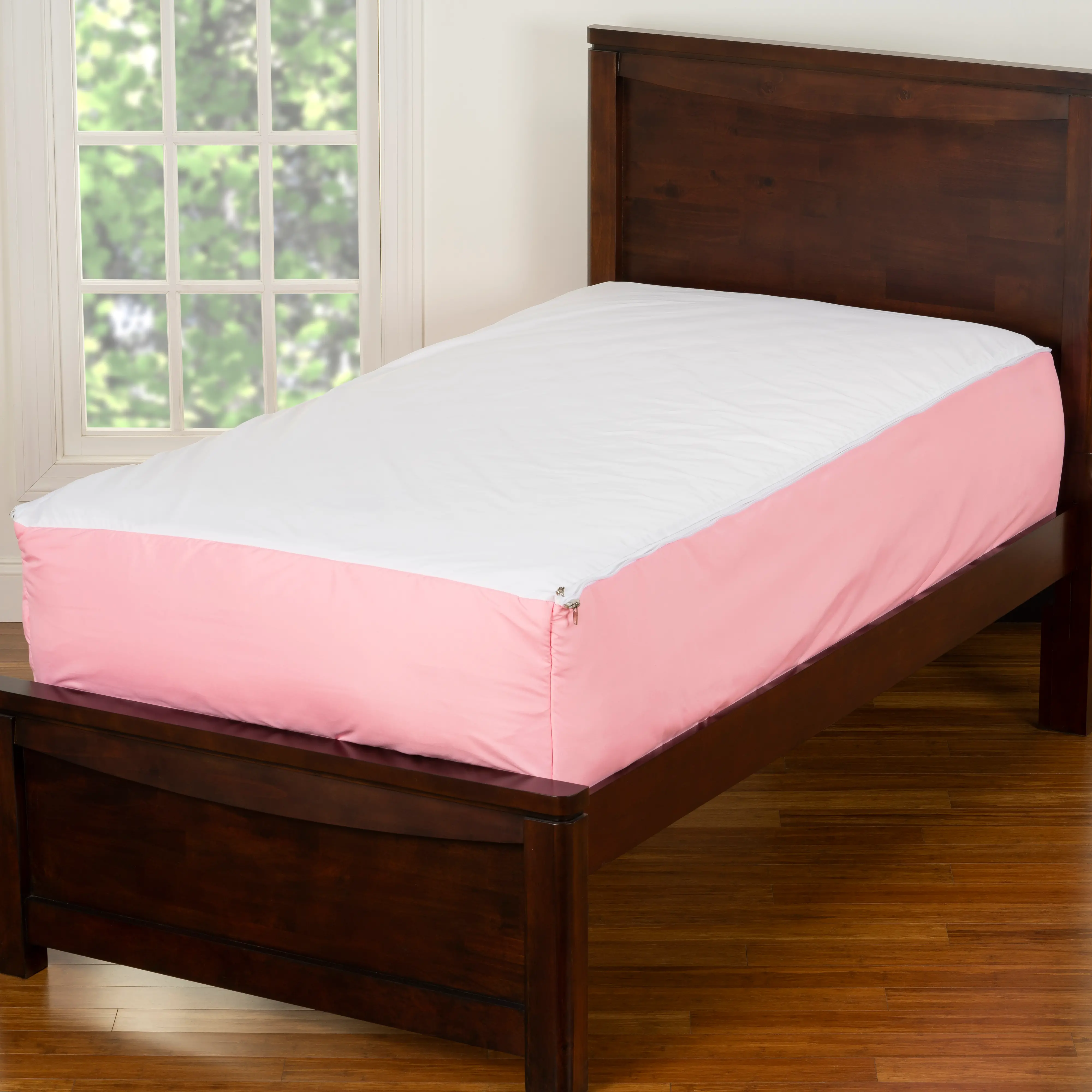 Pink and White Full 5 Piece Tickle Me Bunkie Deluxe Bedding-2