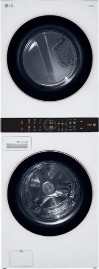 WKE100HWA LG WashTower with Center Control 4.5 cu. ft. Washer and 7.4 cu. ft. Electric Dryer - White