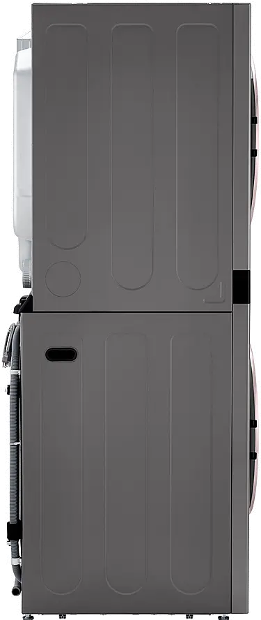 WKE100HVA Single Unit Front Load LG WashTower with Center Control™ 4.5 cu. ft. Washer and 7.4 cu. ft. Electric Dryer - Graphite Steel-4
