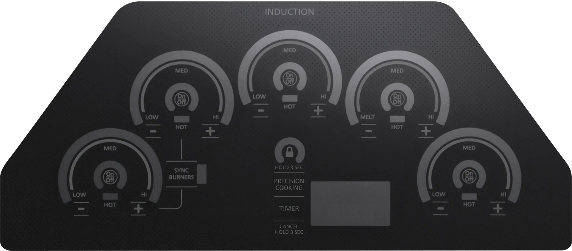 ZHU36RDPBB Monogram 36 Inch Induction Cooktop - Black-2