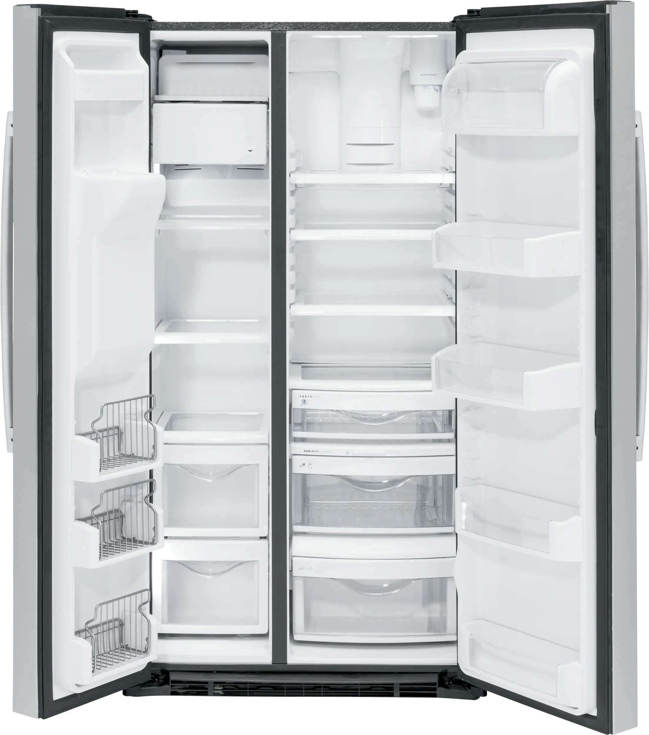 PZS22MYKFS GE Profile 21.9 cu ft Side by Side Refrigerator - Counter Depth Stainless Steel-3