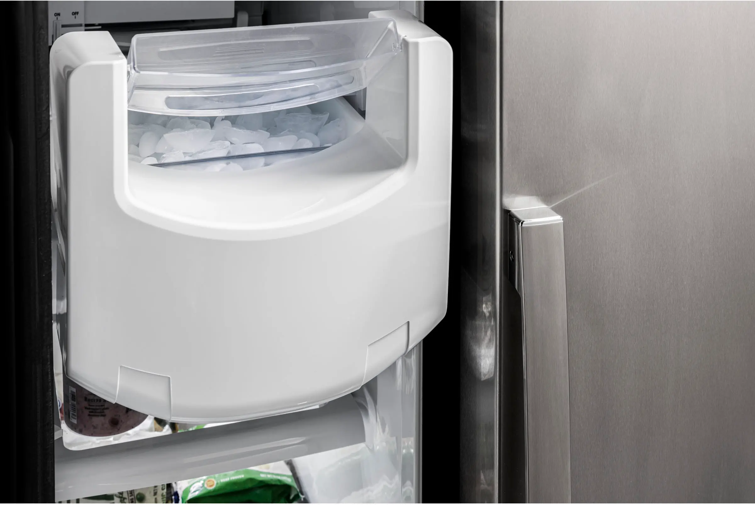 PZS22MYKFS GE Profile 21.9 cu ft Side by Side Refrigerator - Counter Depth Stainless Steel-6