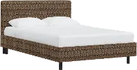 753PBDSCPSKBLCOGA Brianna Black Scallop King Platform Bed - Skyline Furniture