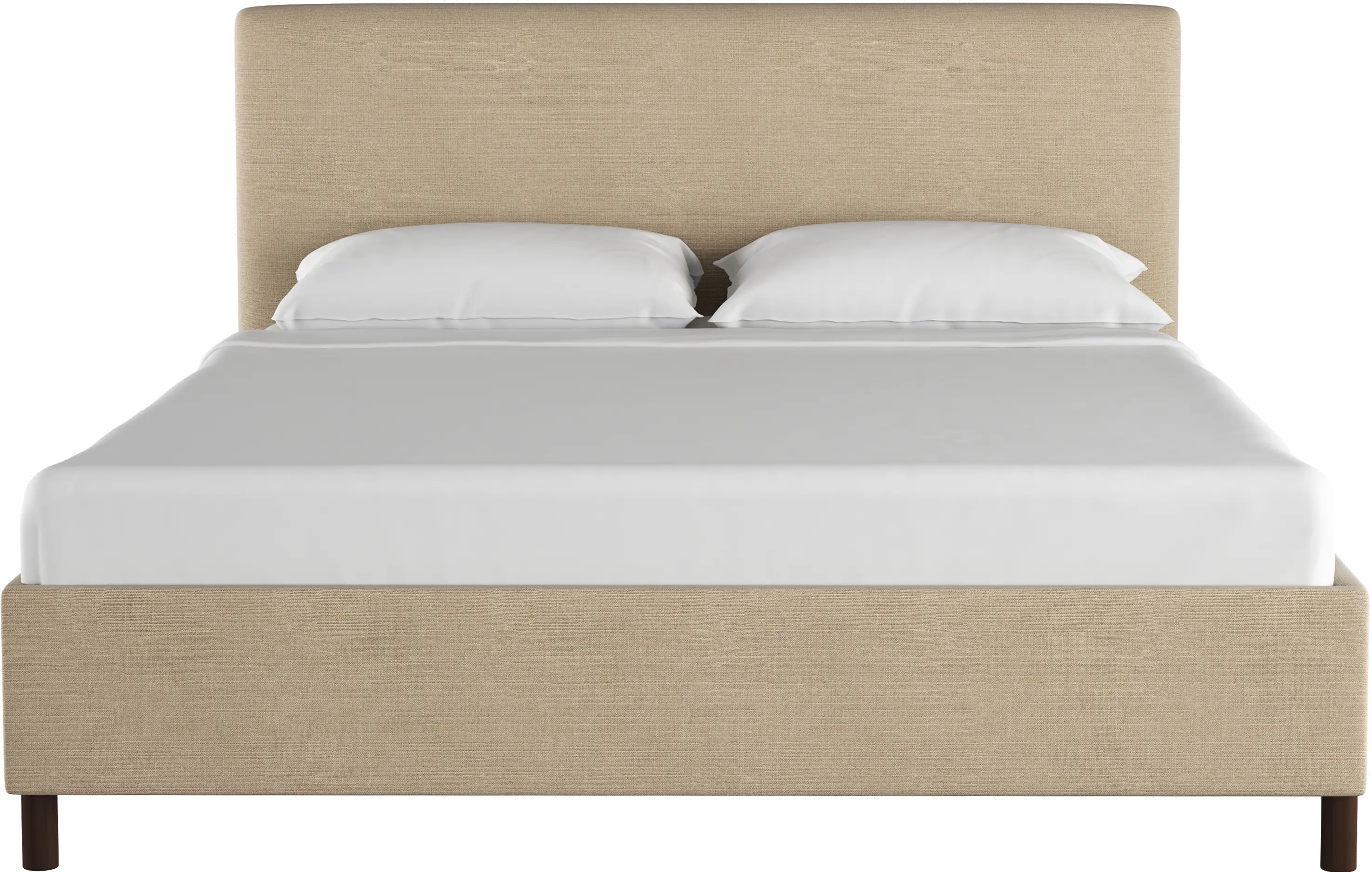 754PBDLNNSND Brianna Tan California King Platform Bed - Skyline Furniture-1