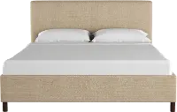 754PBDLNNSND Brianna Tan California King Platform Bed - Skyline Furniture