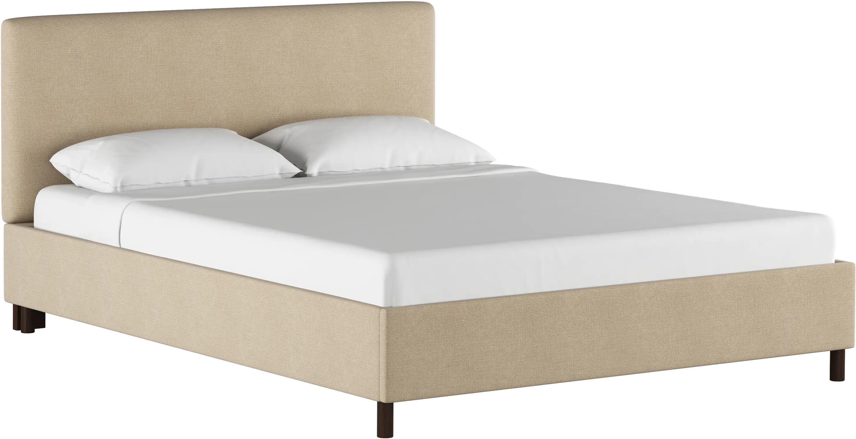 754PBDLNNSND Brianna Tan California King Platform Bed - Skyline Furniture-3