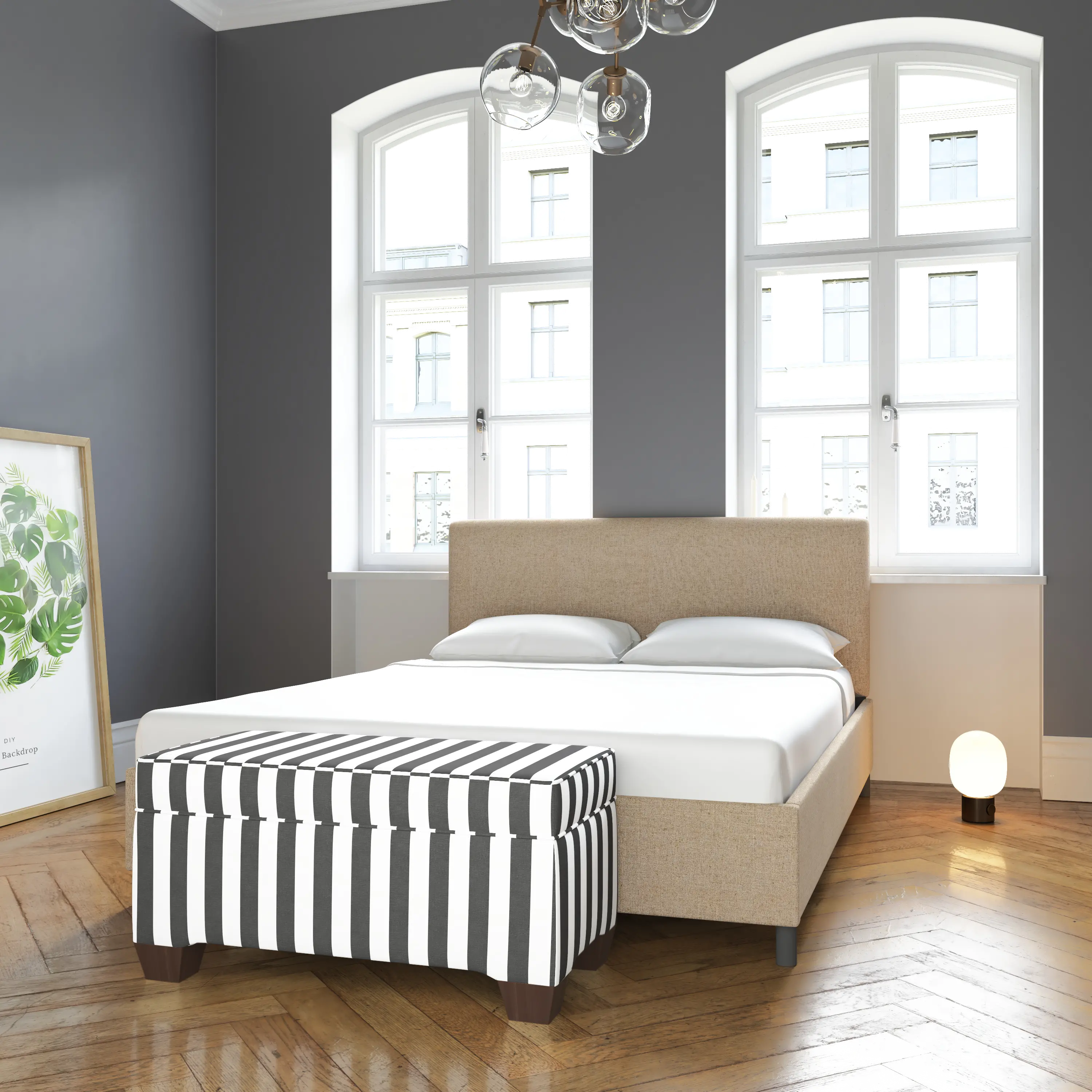 752PBDLNNSND Brianna Tan Queen Platform Bed - Skyline Furniture-8