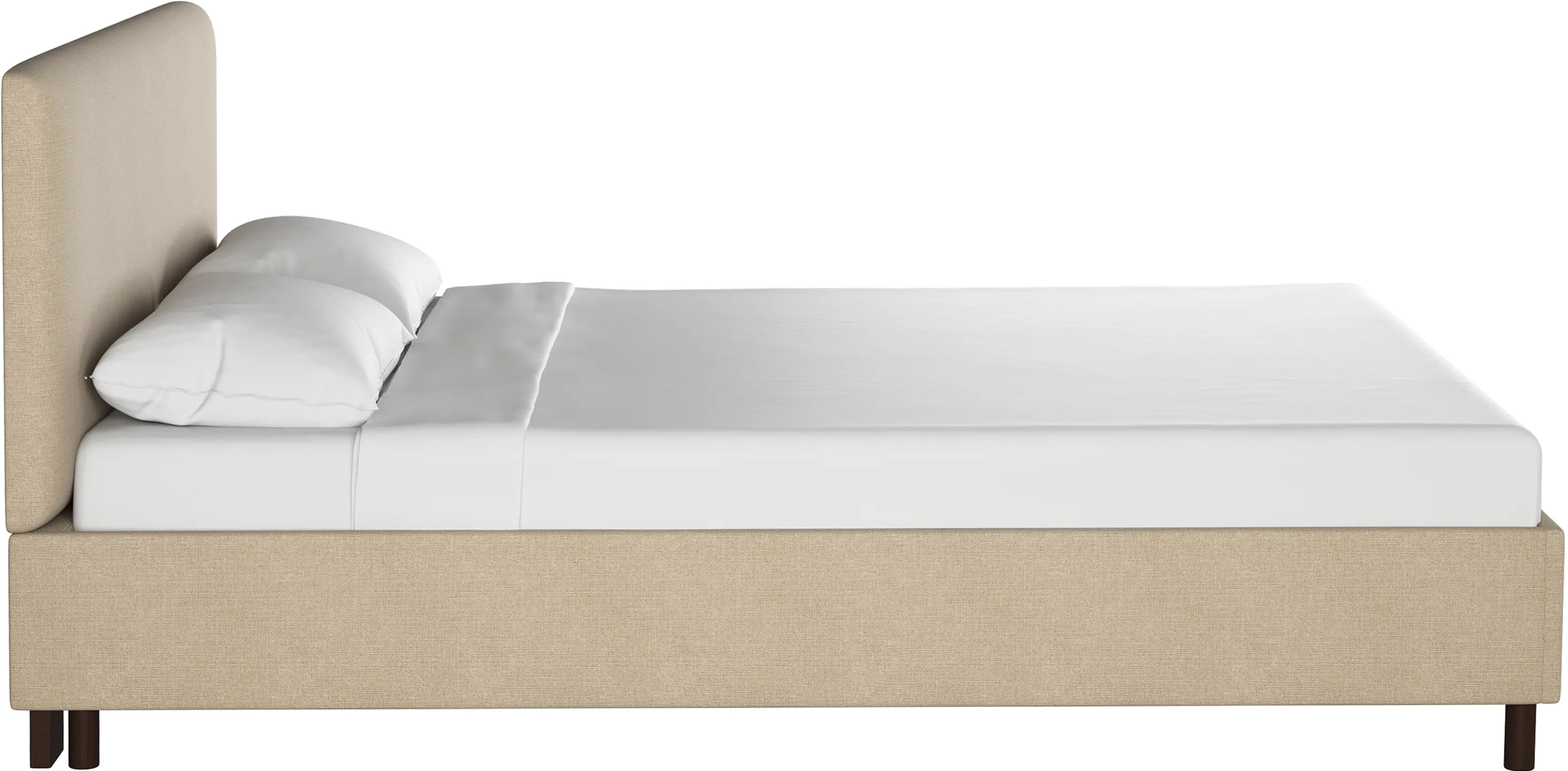 751PBDLNNSND Brianna Tan Full Platform Bed - Skyline Furniture-4