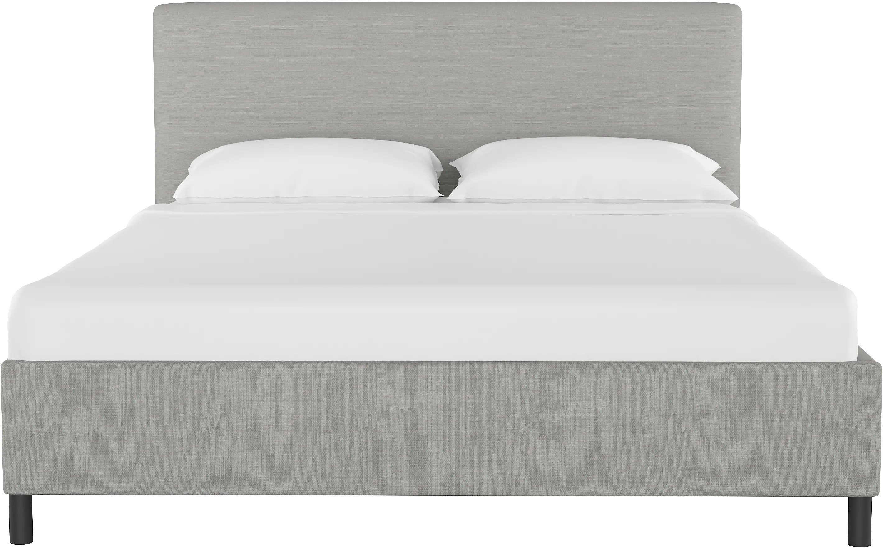 754PBDLNNGR Brianna Gray California King Platform Bed - Skyline Furniture-3